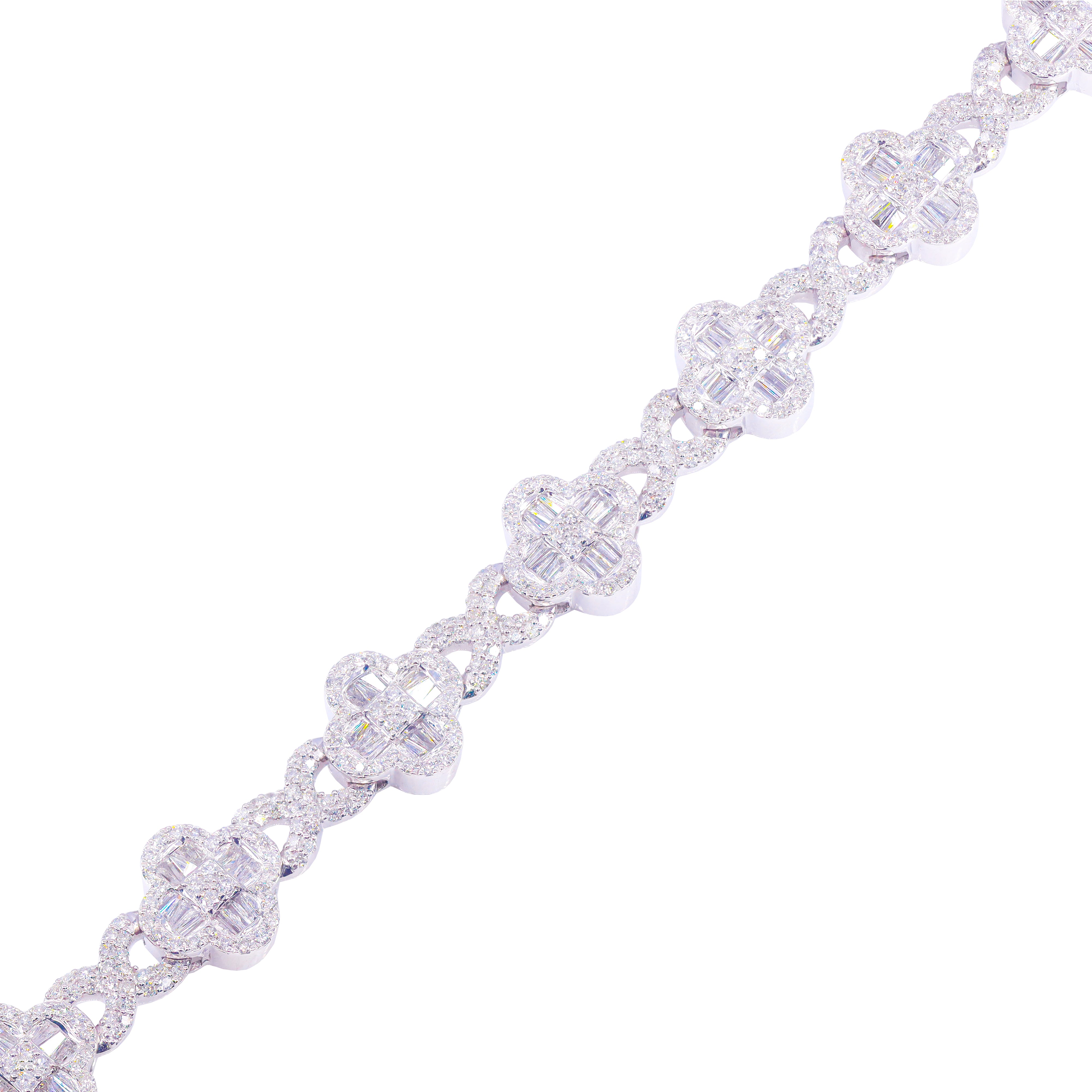 Clover Infinity Link Diamond Chain