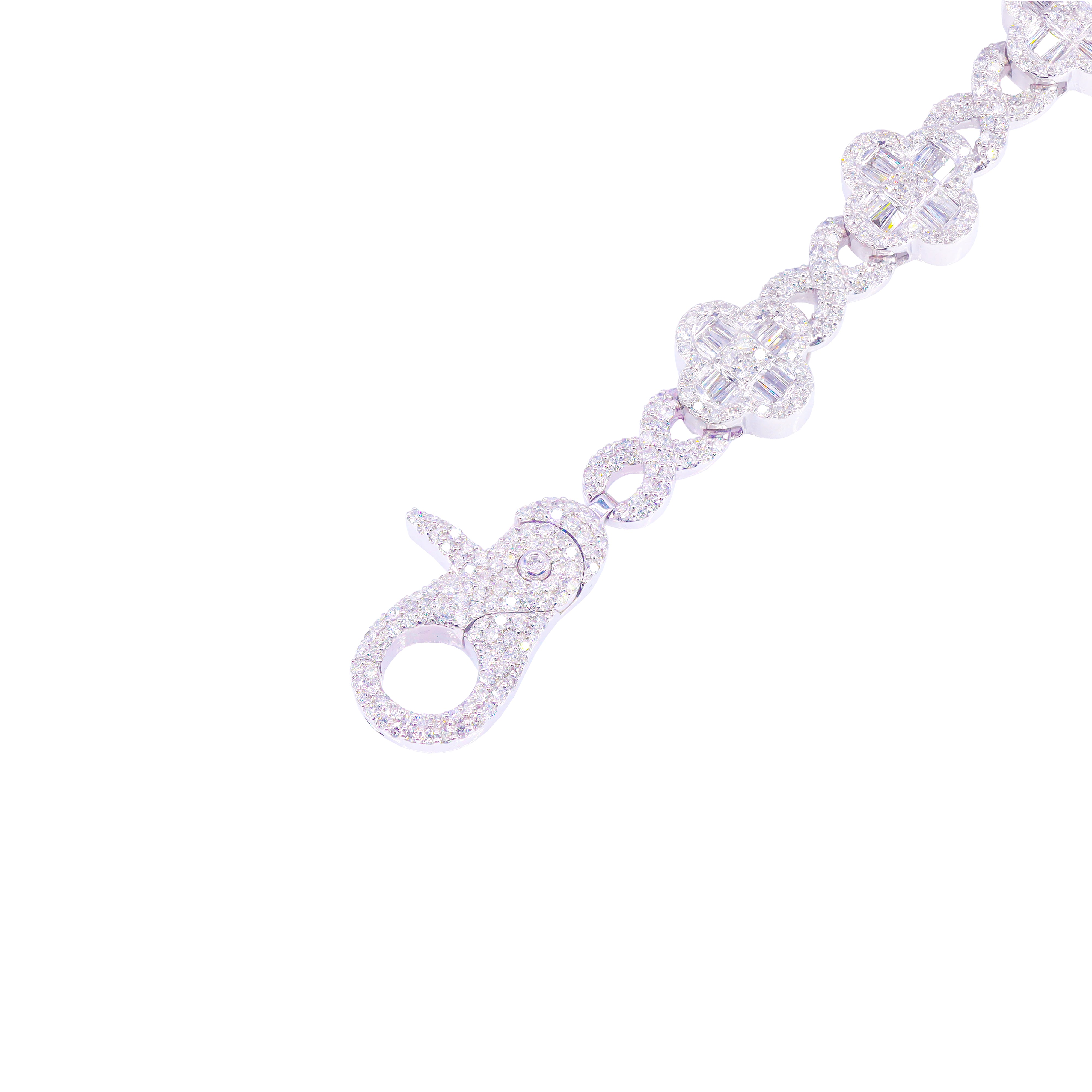 Clover Infinity Link Diamond Chain