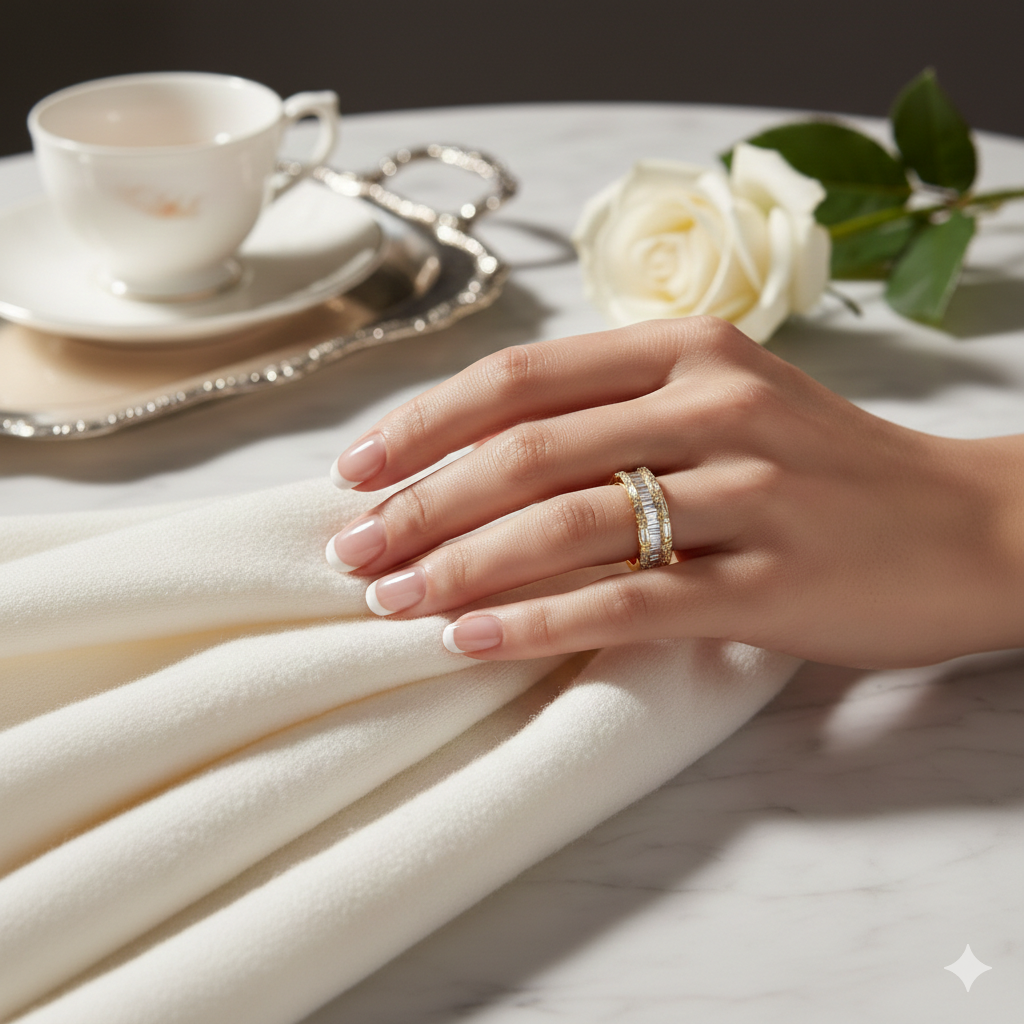 Baguette Sectional Diamond Ring Band