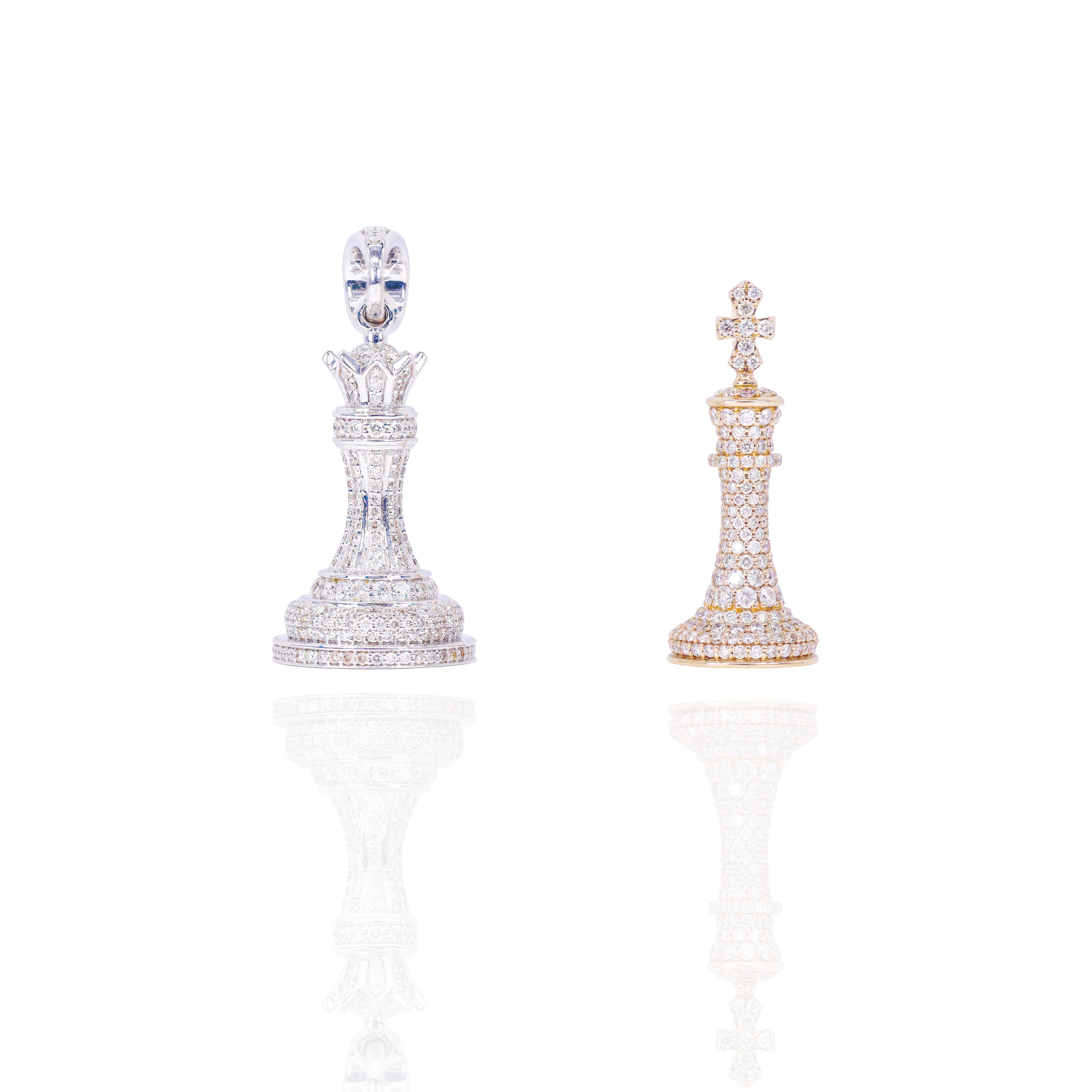 Diamond Chess Collection Pendants