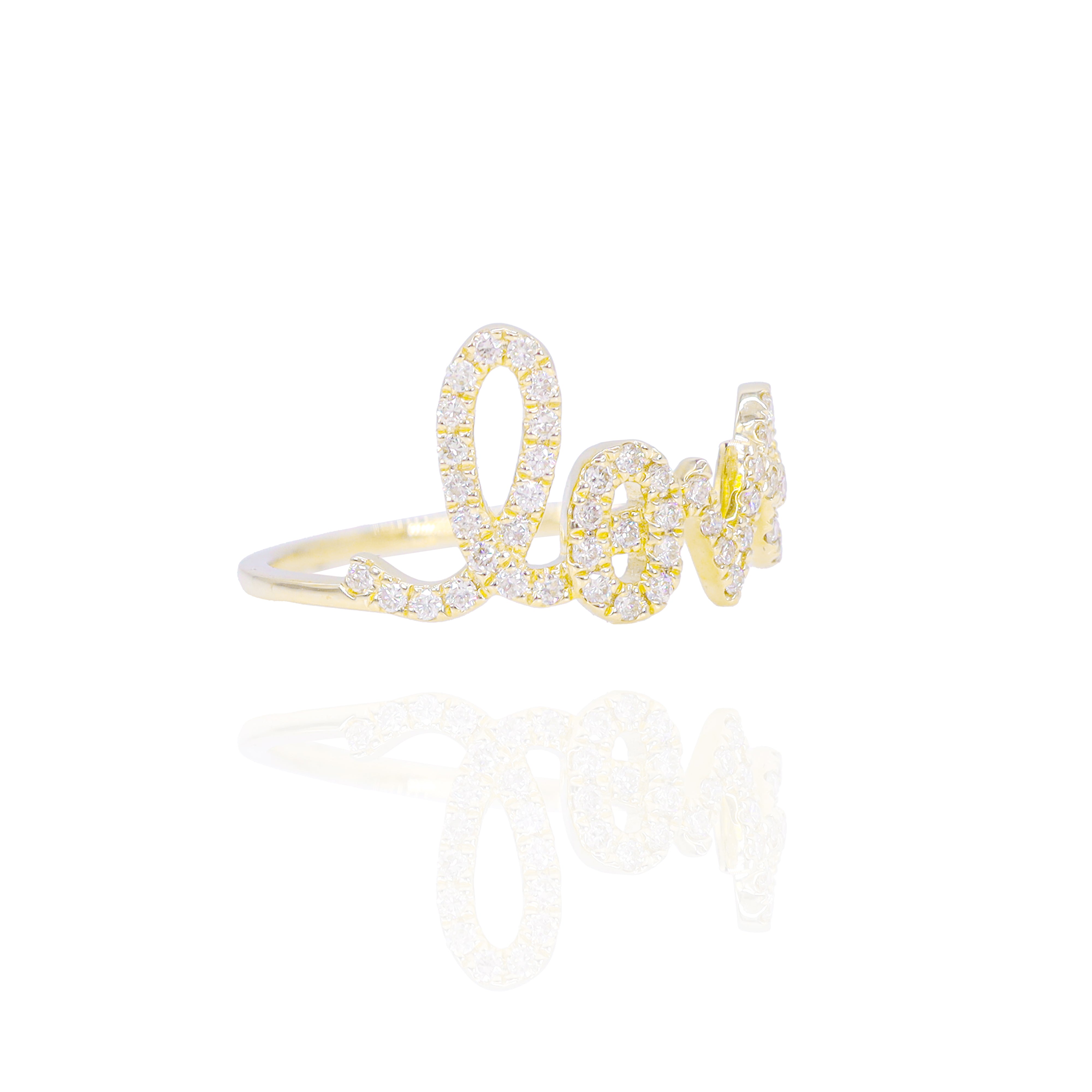 Diamond Love Ring