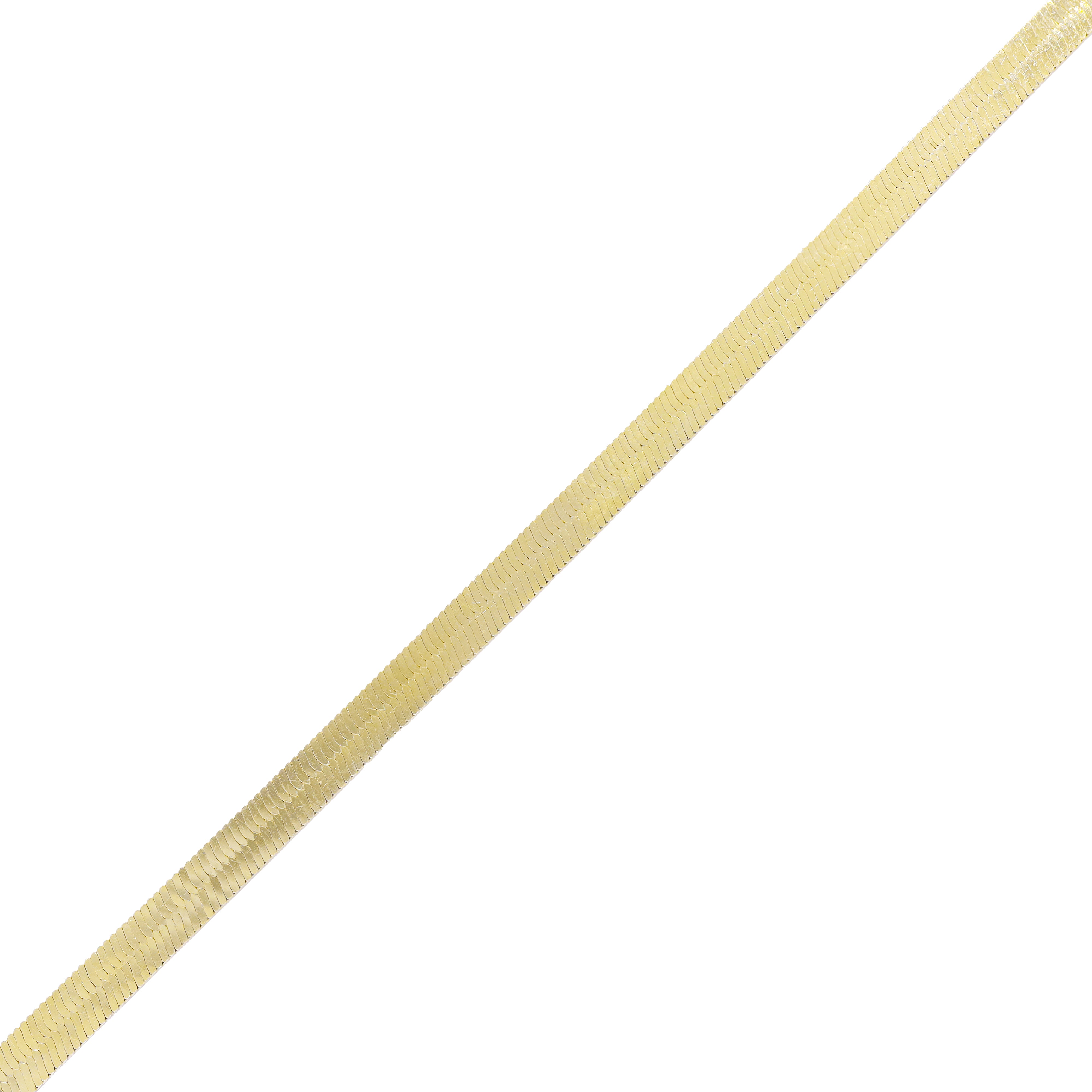 14KT Yellow Gold Herringbone Gold Bracelet