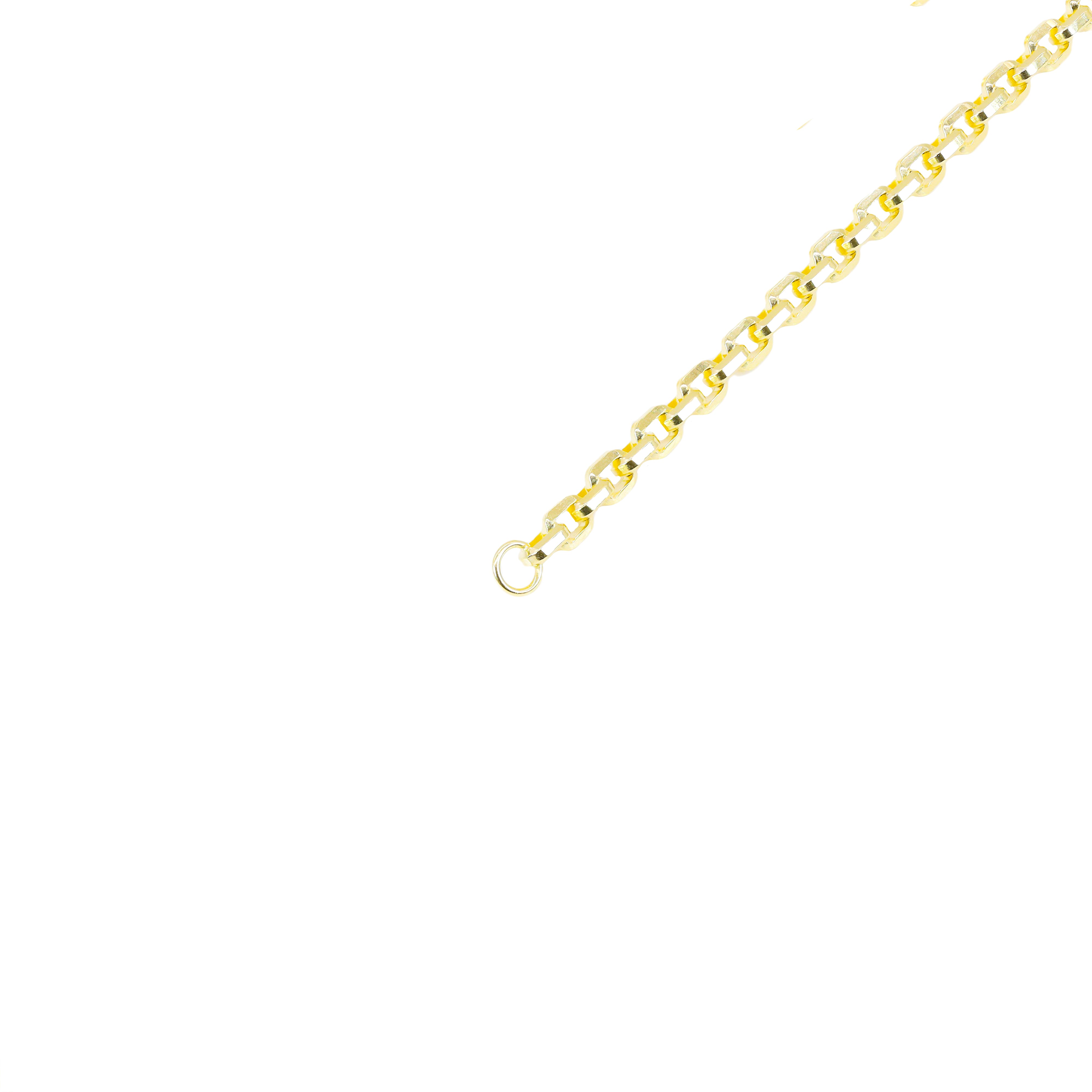 14KT Solid Hermes Link Yellow Gold Chain