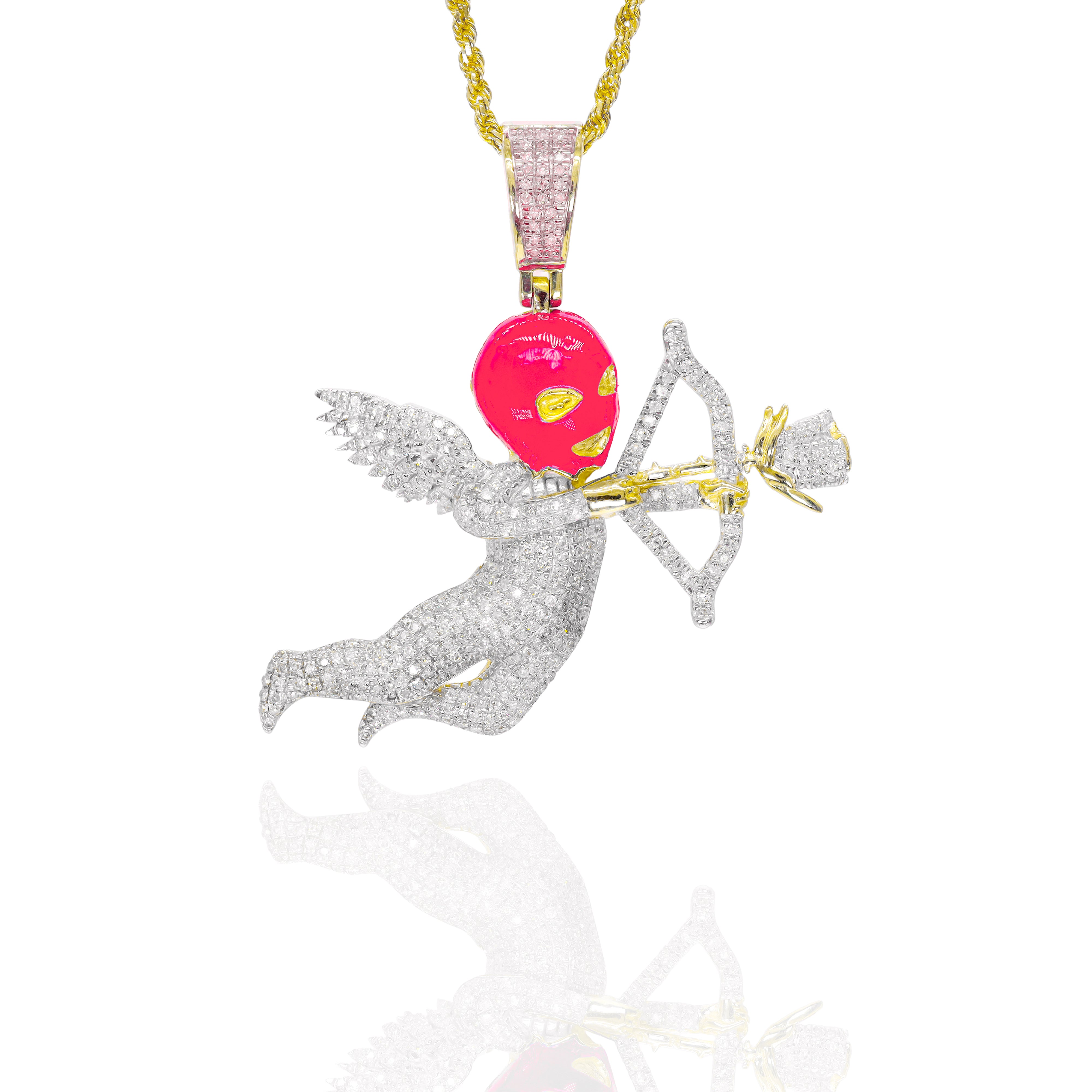 Certified Lover Boy Angel Diamond Pendant