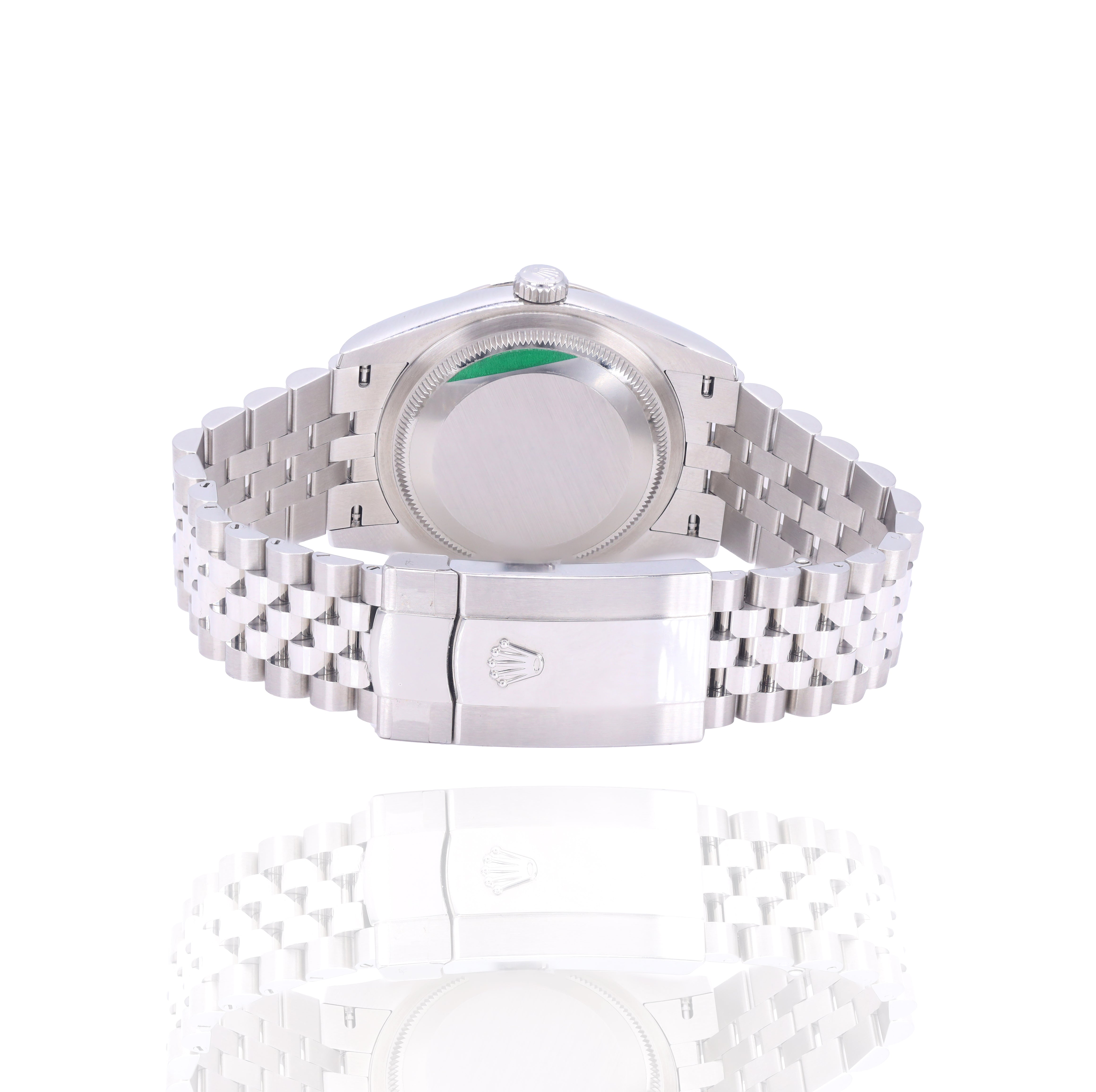 Rolex 126234 DateJust White Mother-of-Pearl Diamond-Set Dial 36mm Fluted Bezel