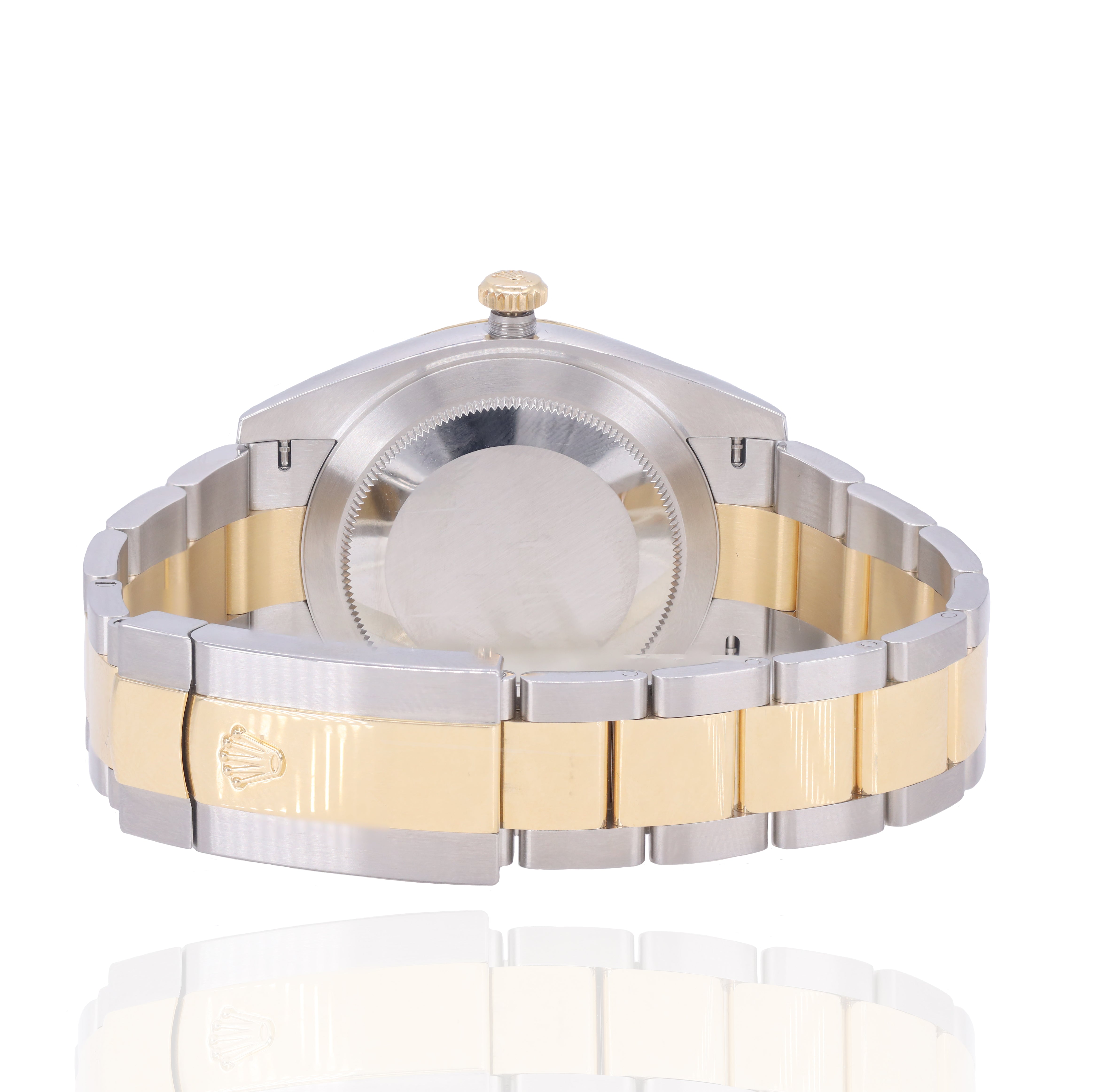 Rolex 126333 Datejust 41mm Mens Oyster Two-Tone 18K Gold Fluted Bezel & Wimbledon Dial