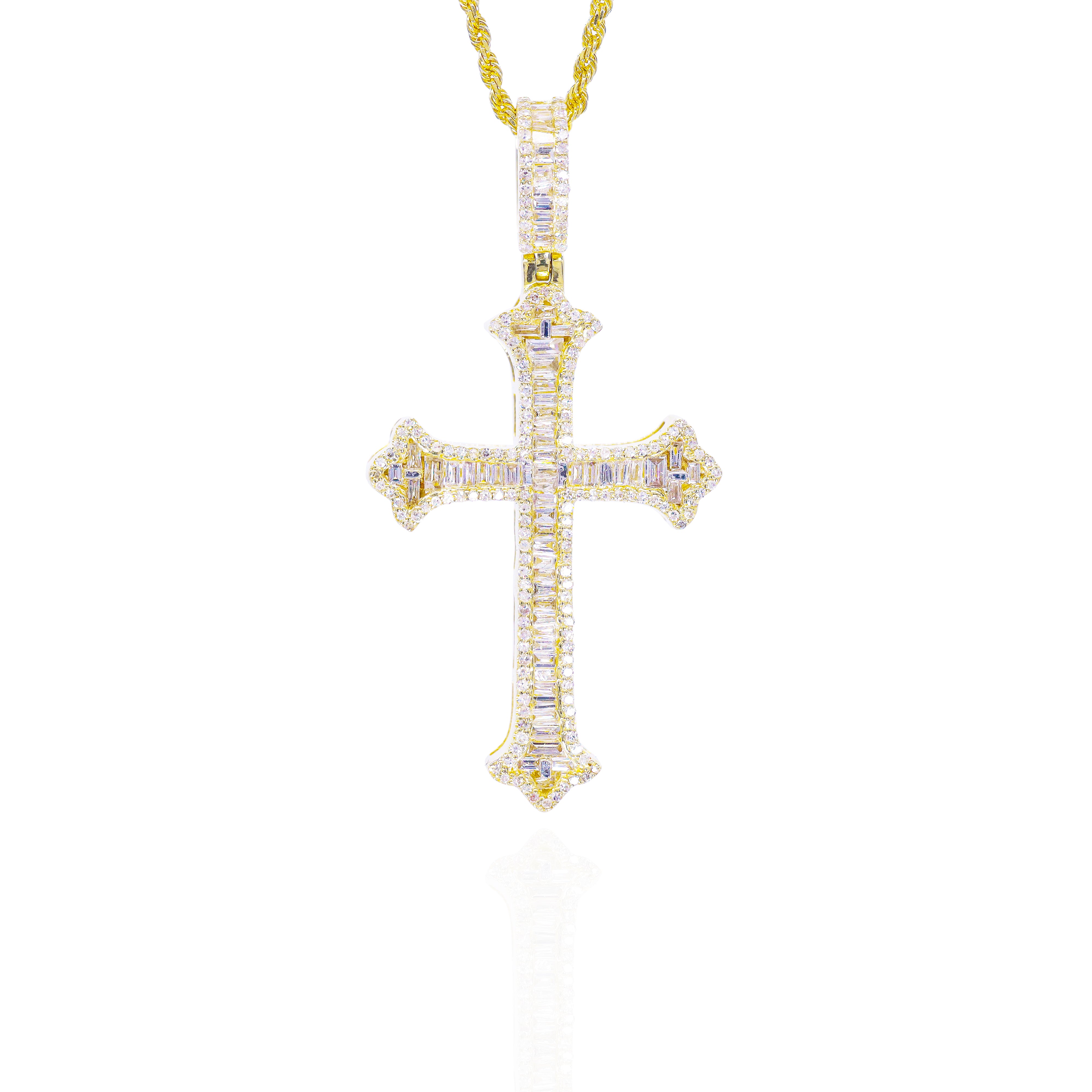 Chrome Hearts Baguette Diamond Cross