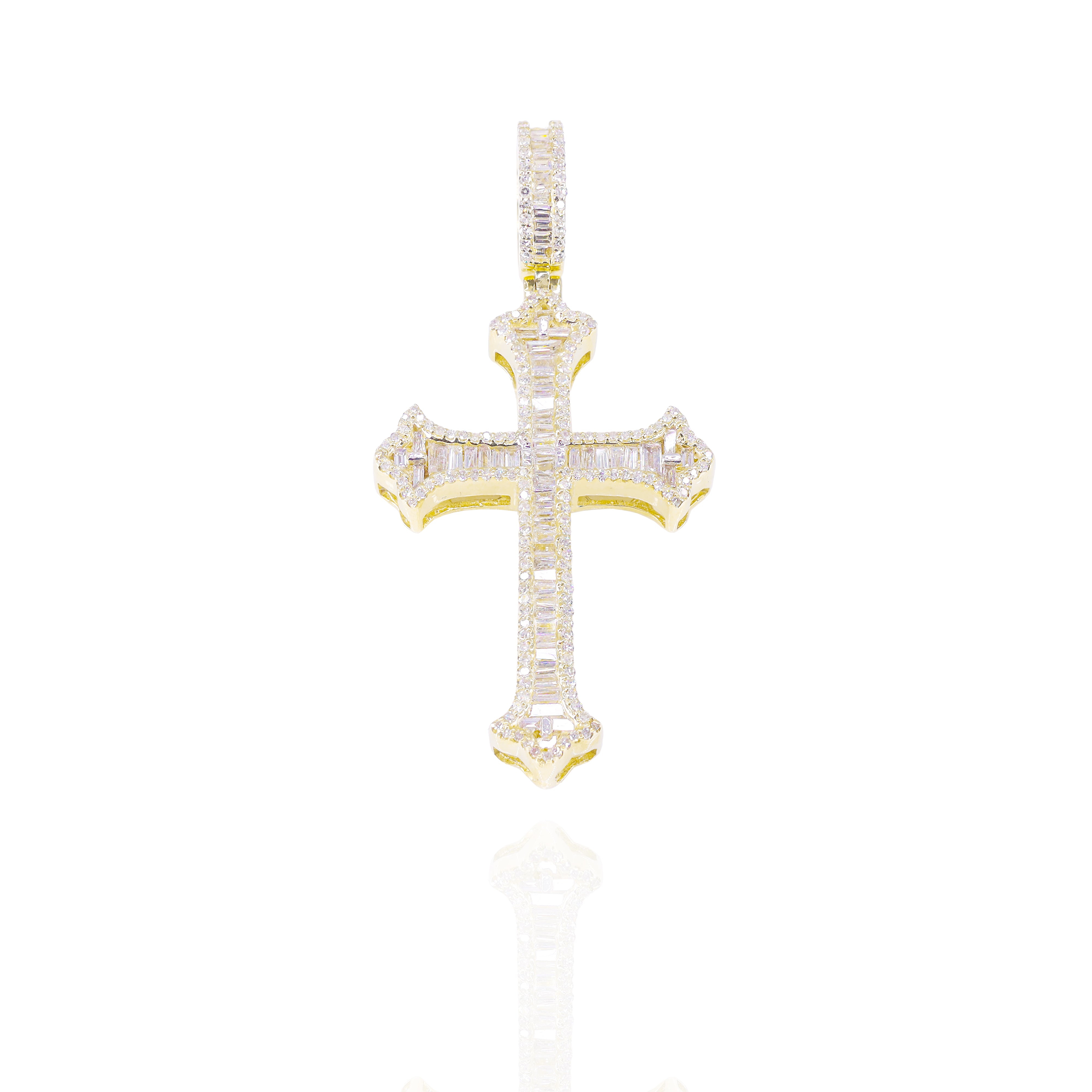 Chrome Hearts Baguette Diamond Cross