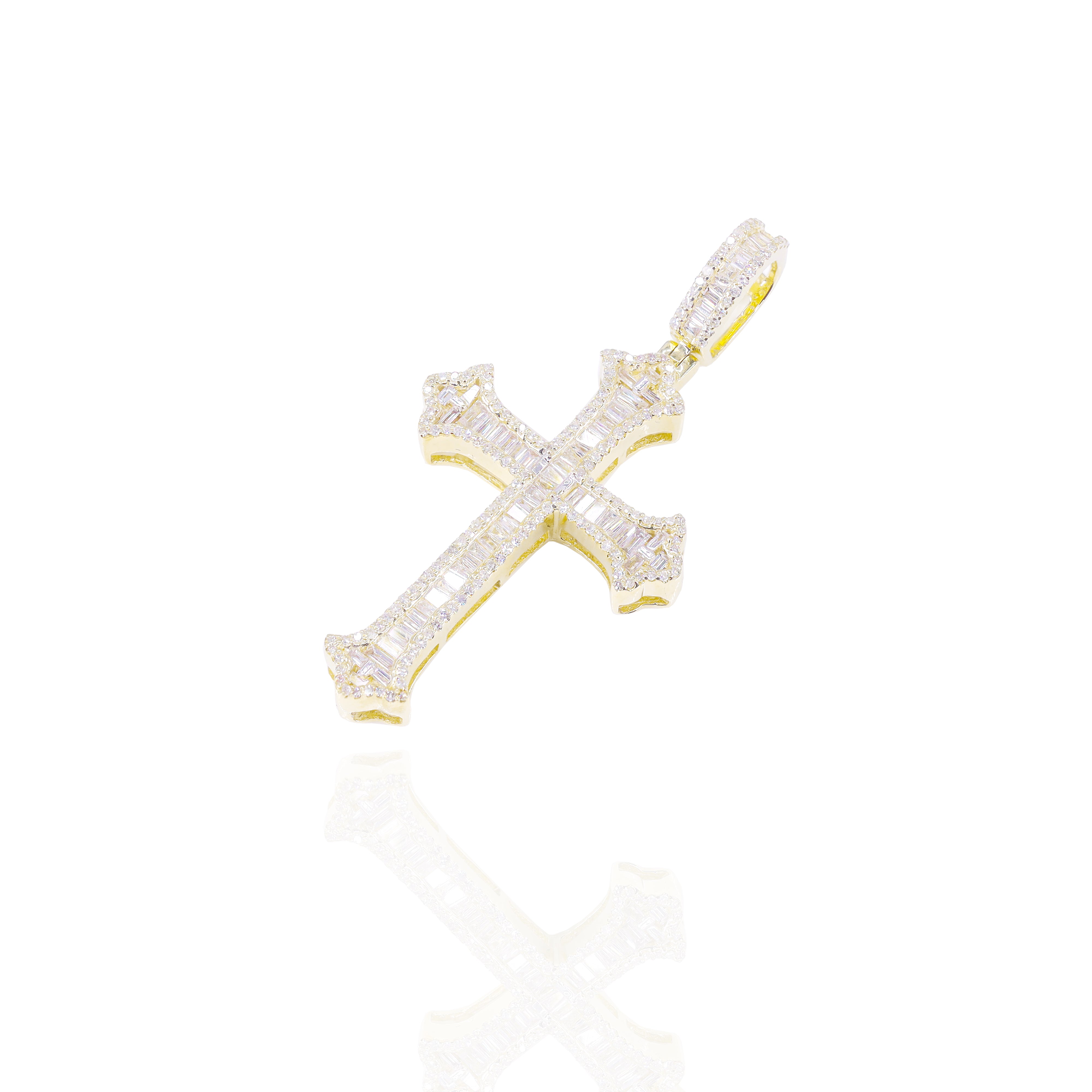 Chrome Hearts Baguette Diamond Cross