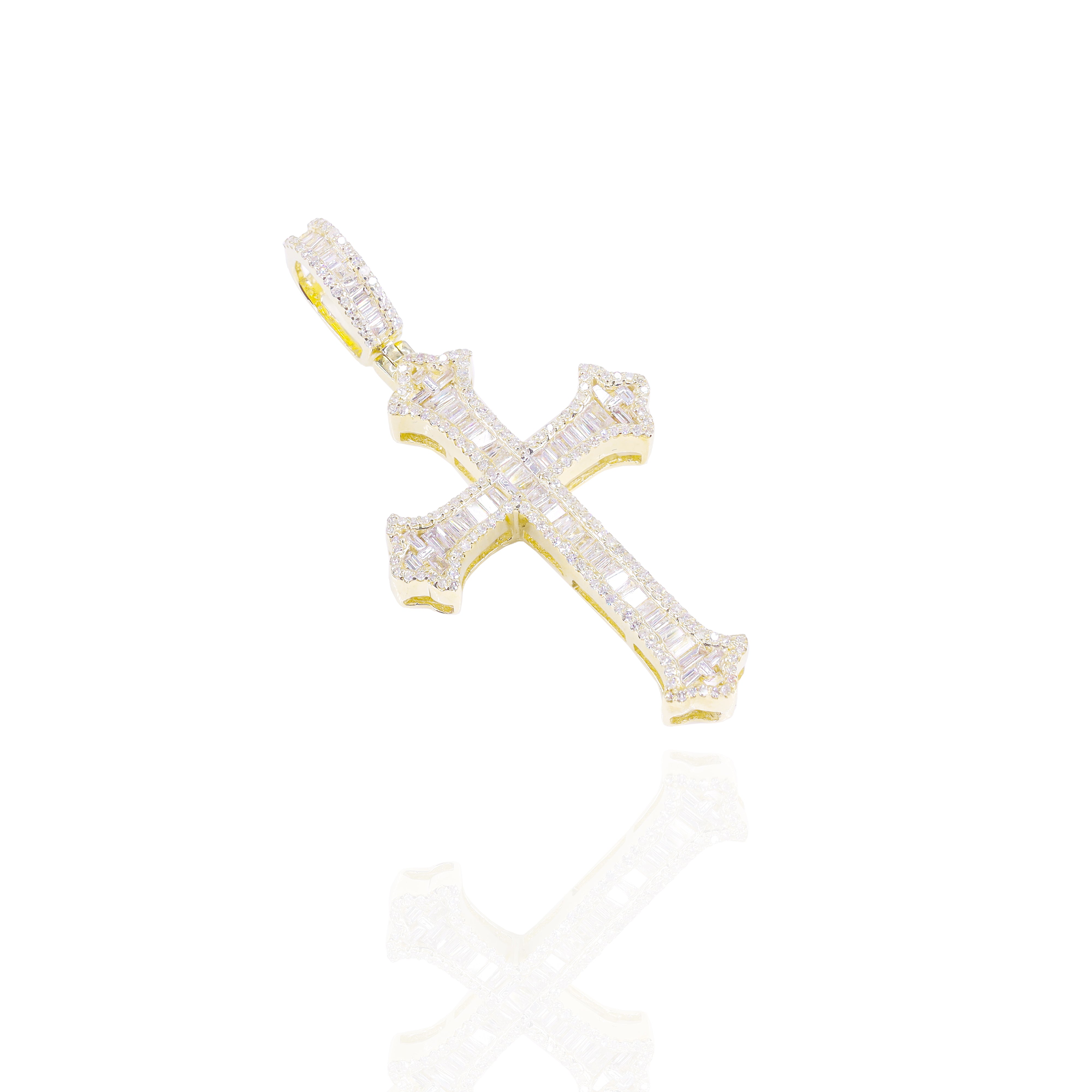 Chrome Hearts Baguette Diamond Cross