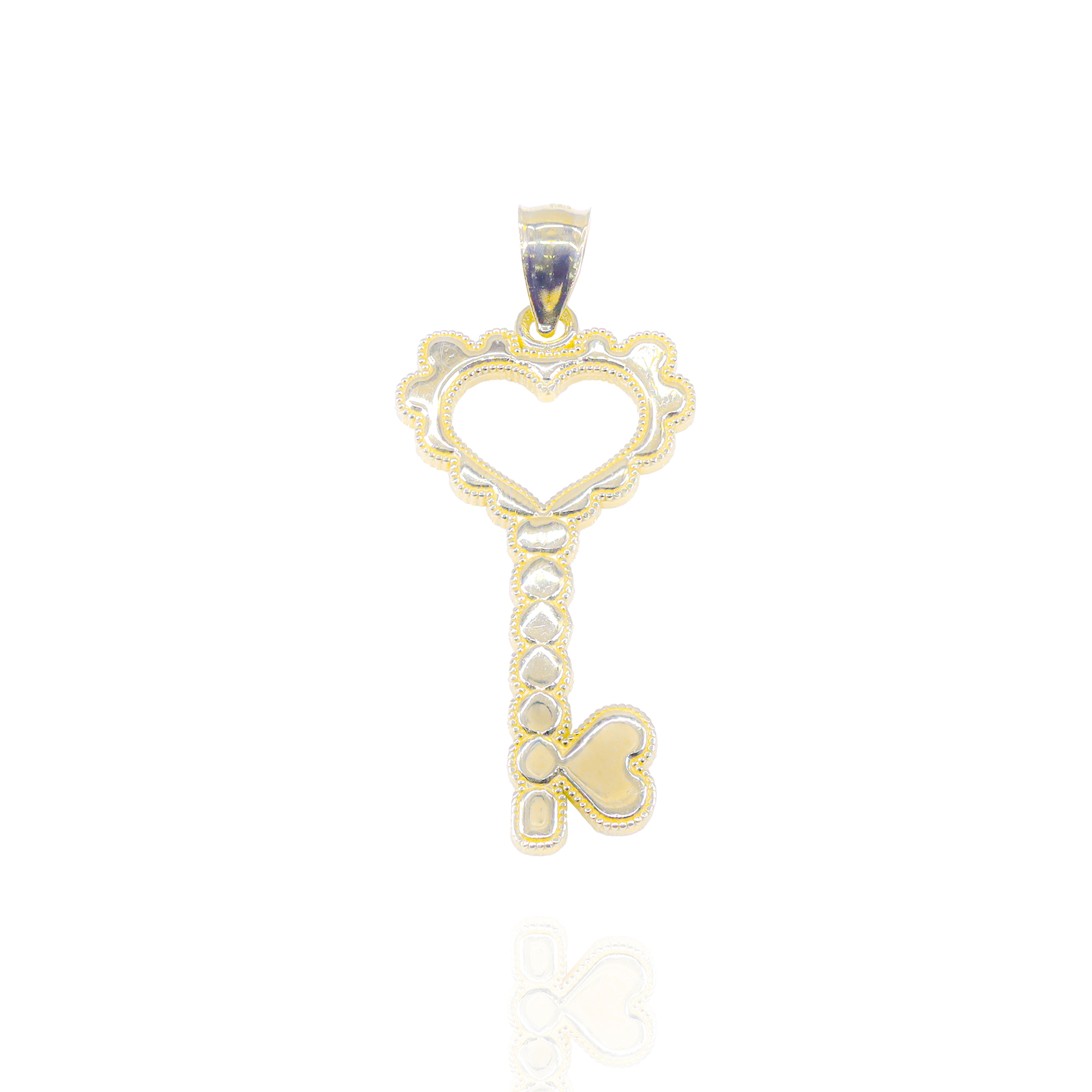 Key To My Heart Gold Pendant