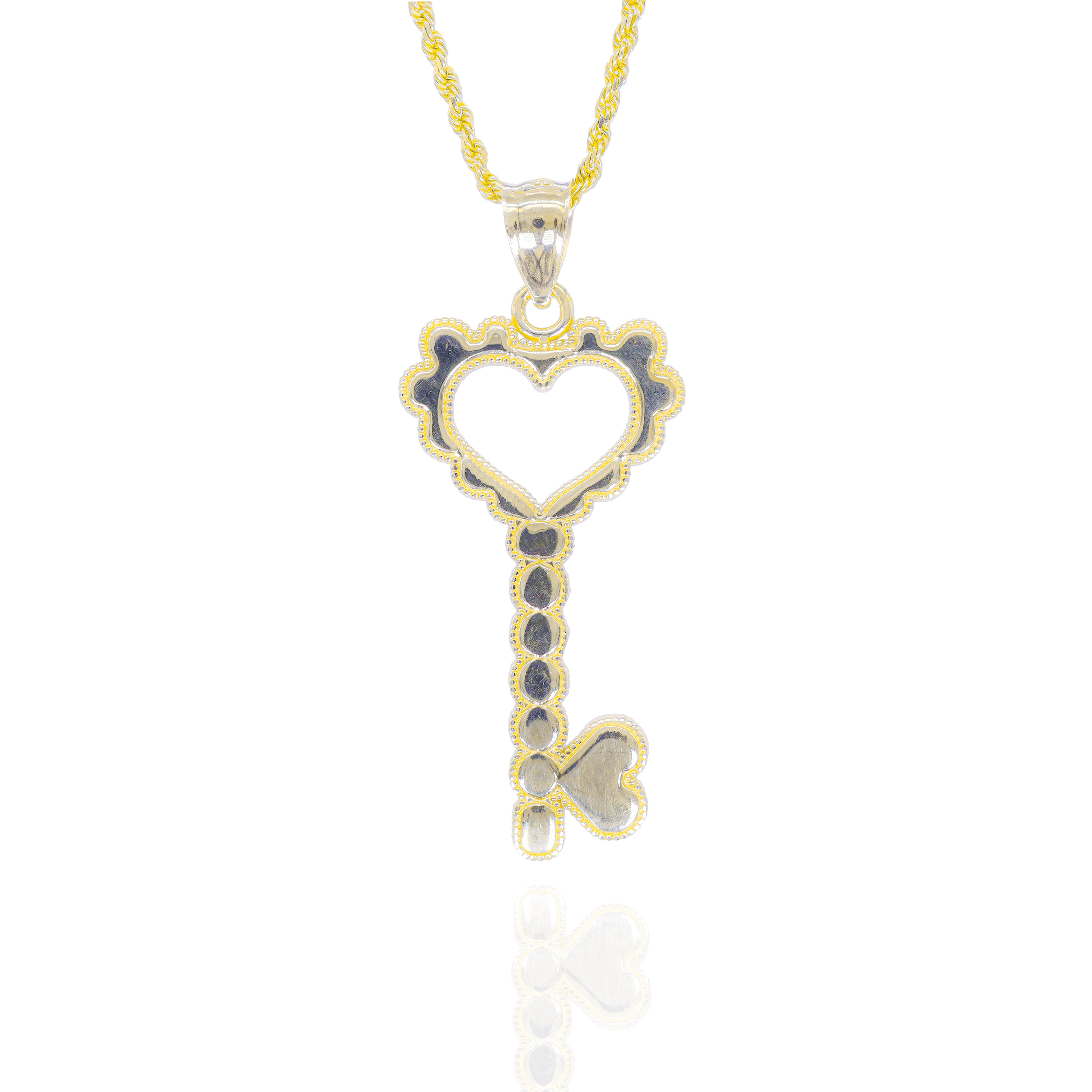 Key To My Heart Gold Pendant