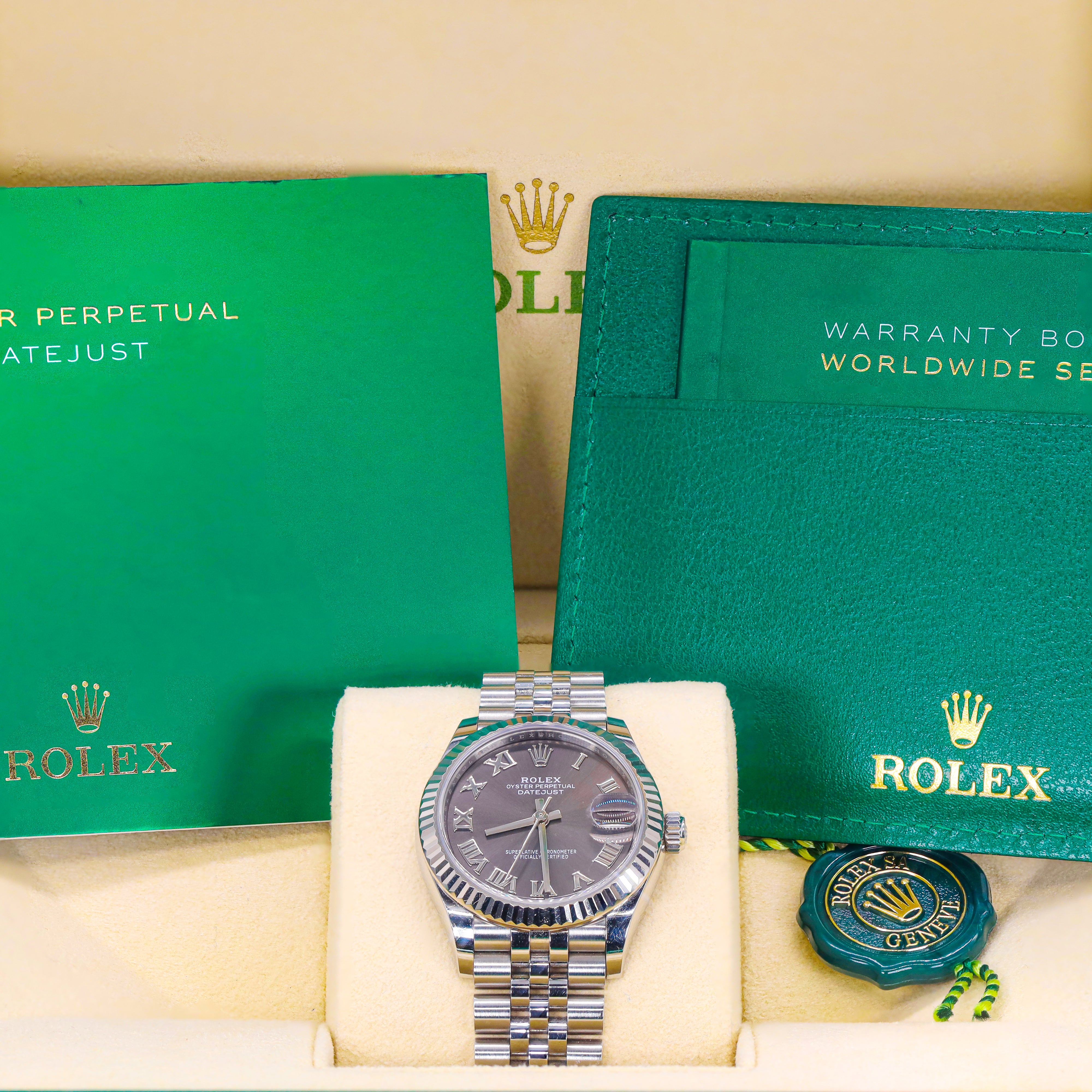 Rolex 278274 Datejust 31mm Dark Grey Dial