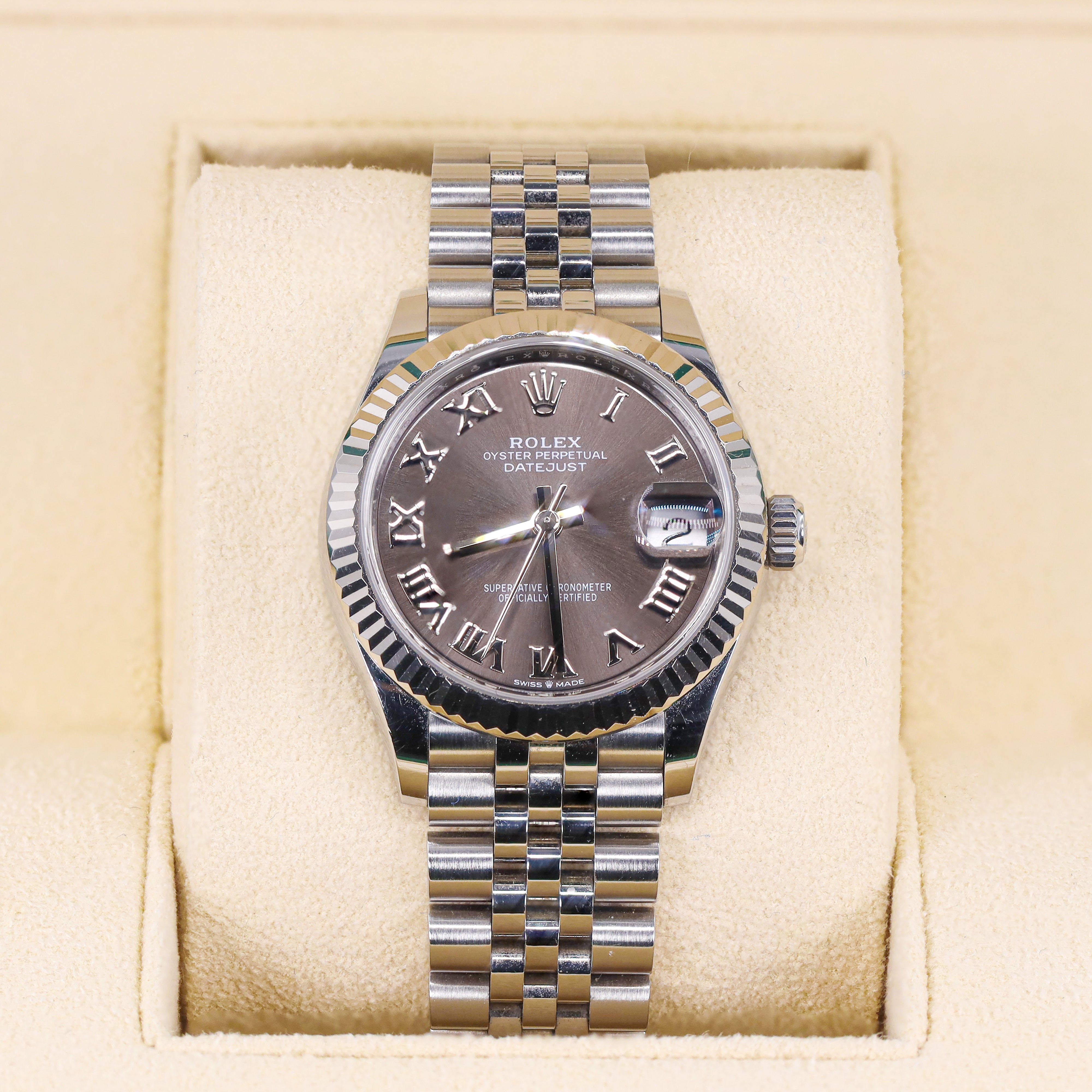 Rolex 278274 Datejust 31mm Dark Grey Dial