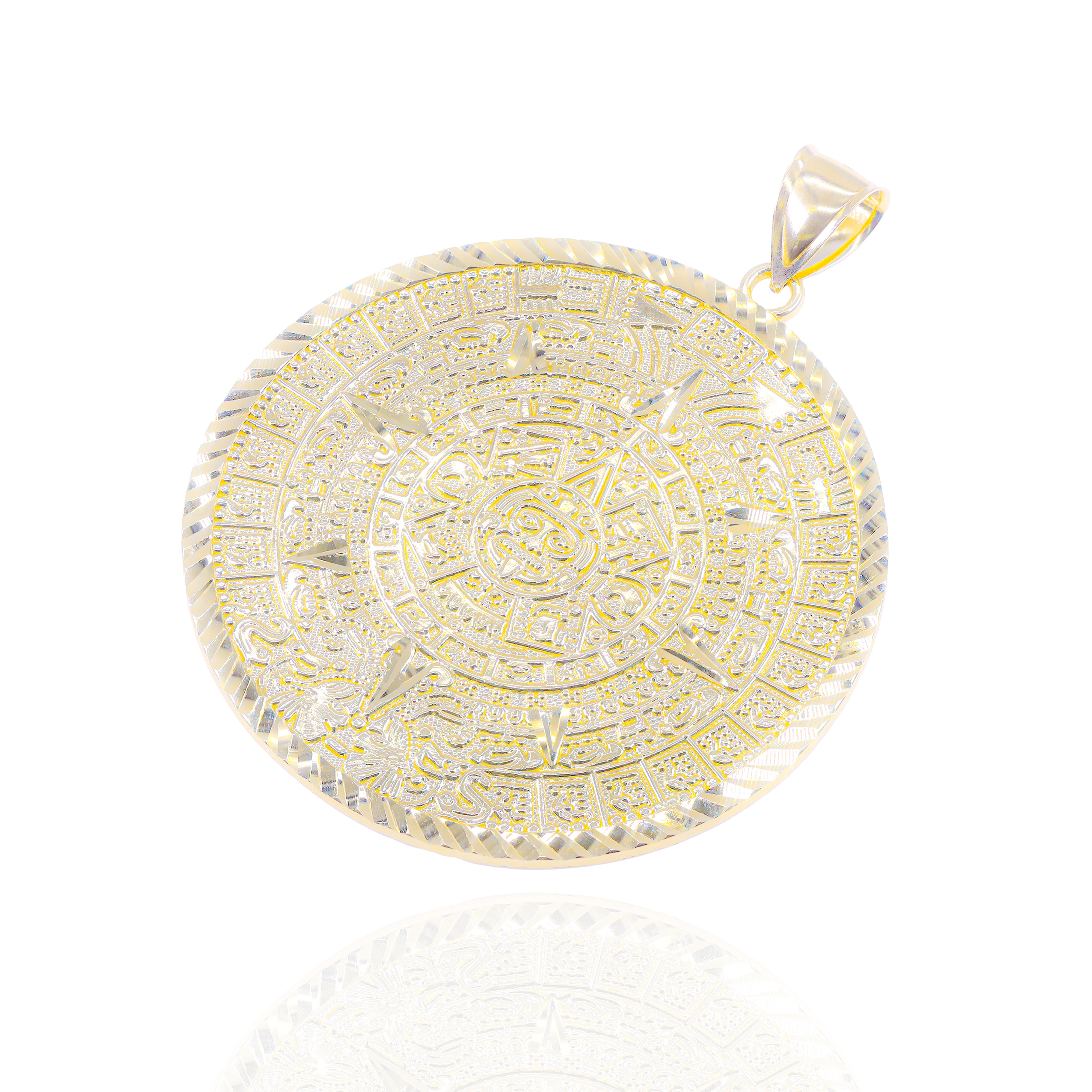 Mayan Calendar Gold Medallion