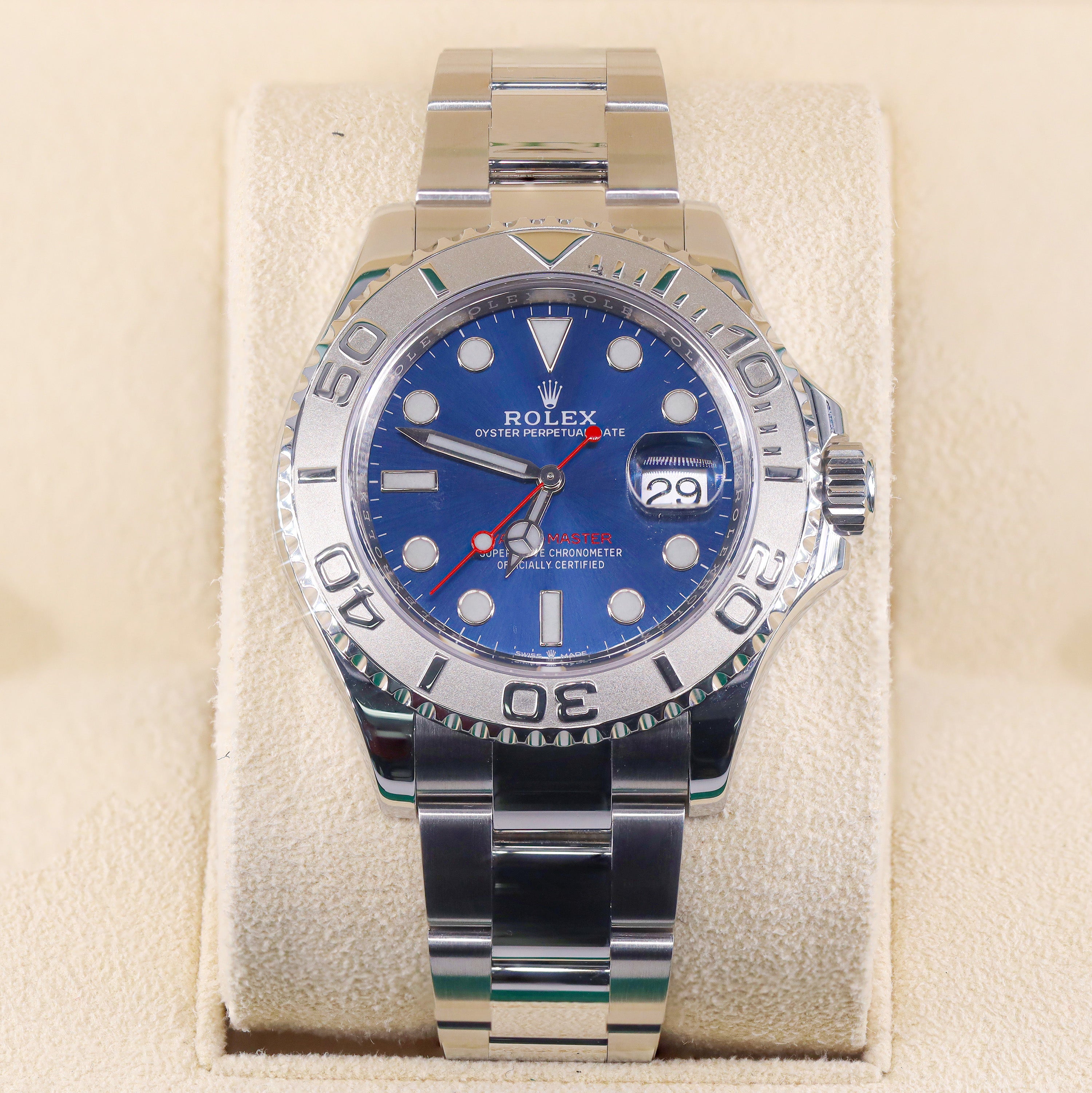 Rolex 126622 Yacht-Master I 40mm Bright Blue Dial Oyster Men's Watch