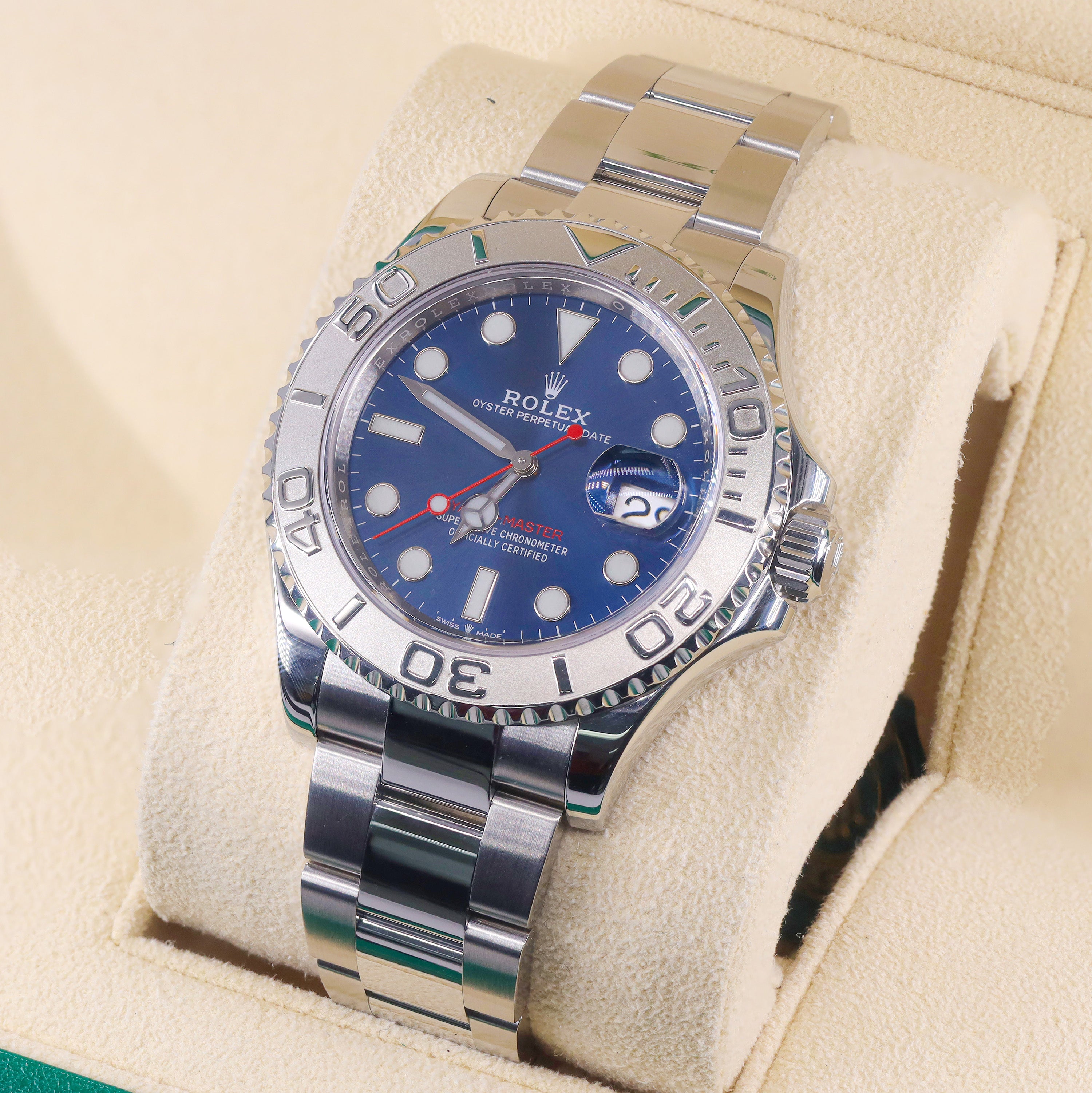 Rolex 126622 Yacht-Master I 40mm Bright Blue Dial Oyster Men's Watch