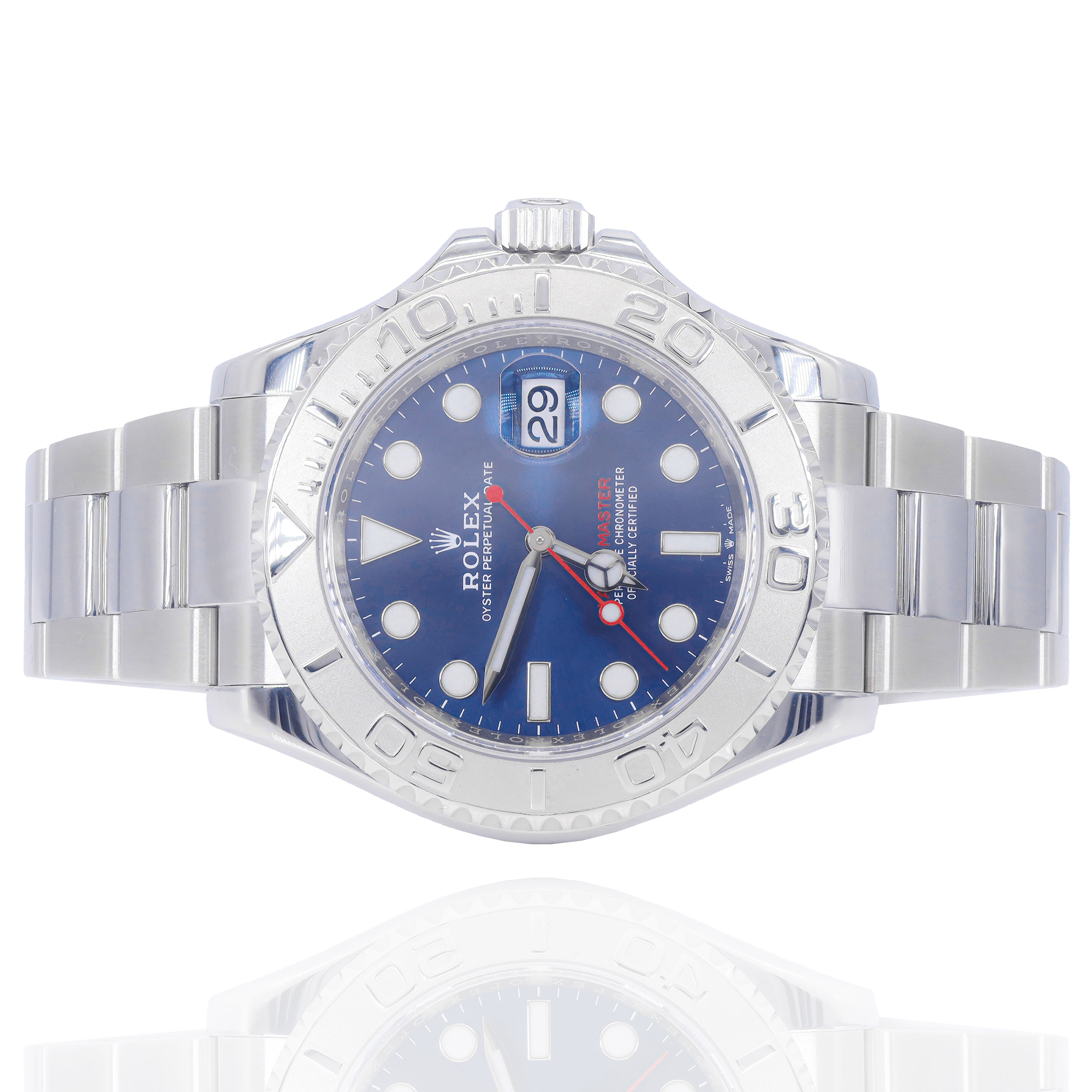 Rolex 126622 Yacht-Master I 40mm Bright Blue Dial Oyster Men's Watch