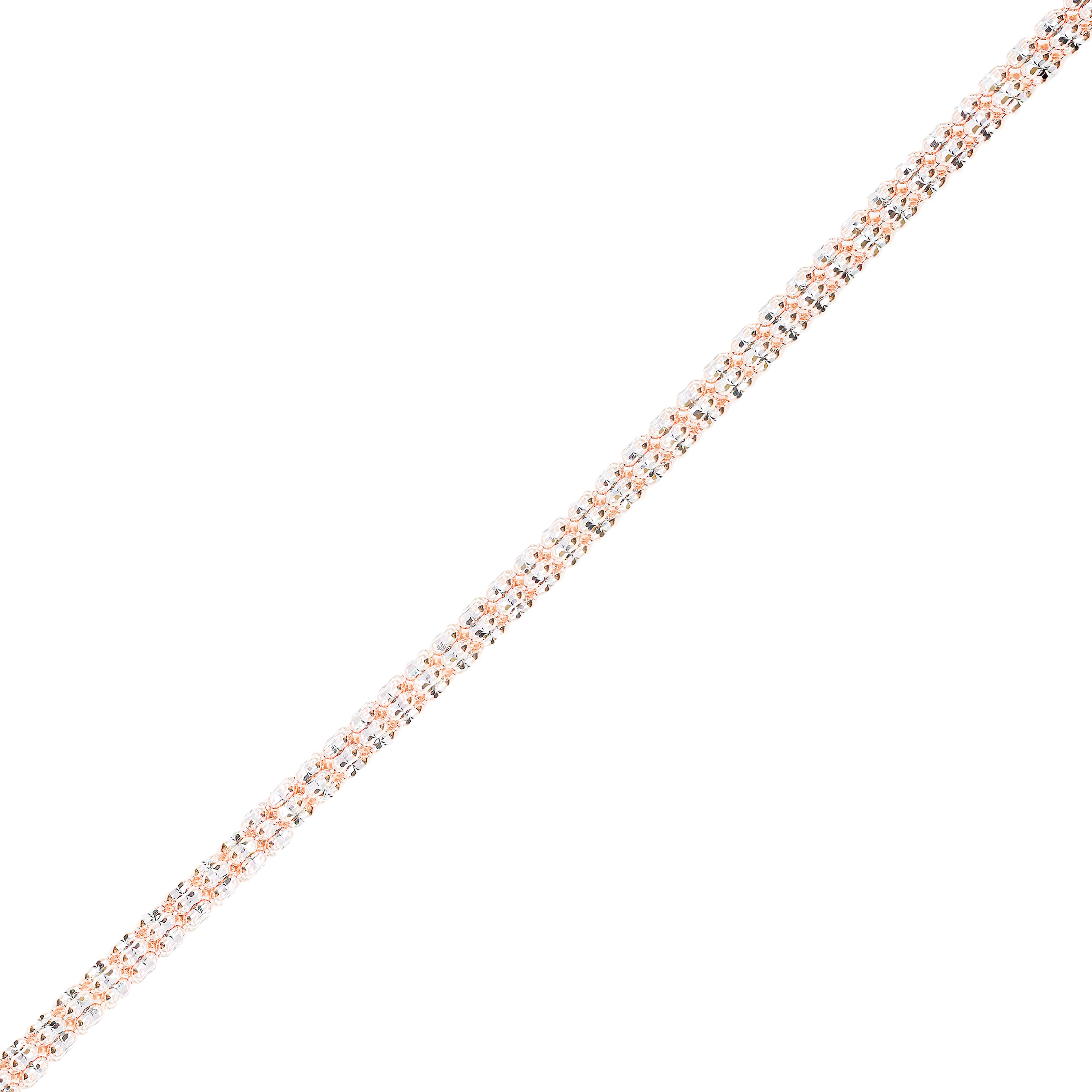 14KT Two-Tone Rose Gold ICE Gold Chain