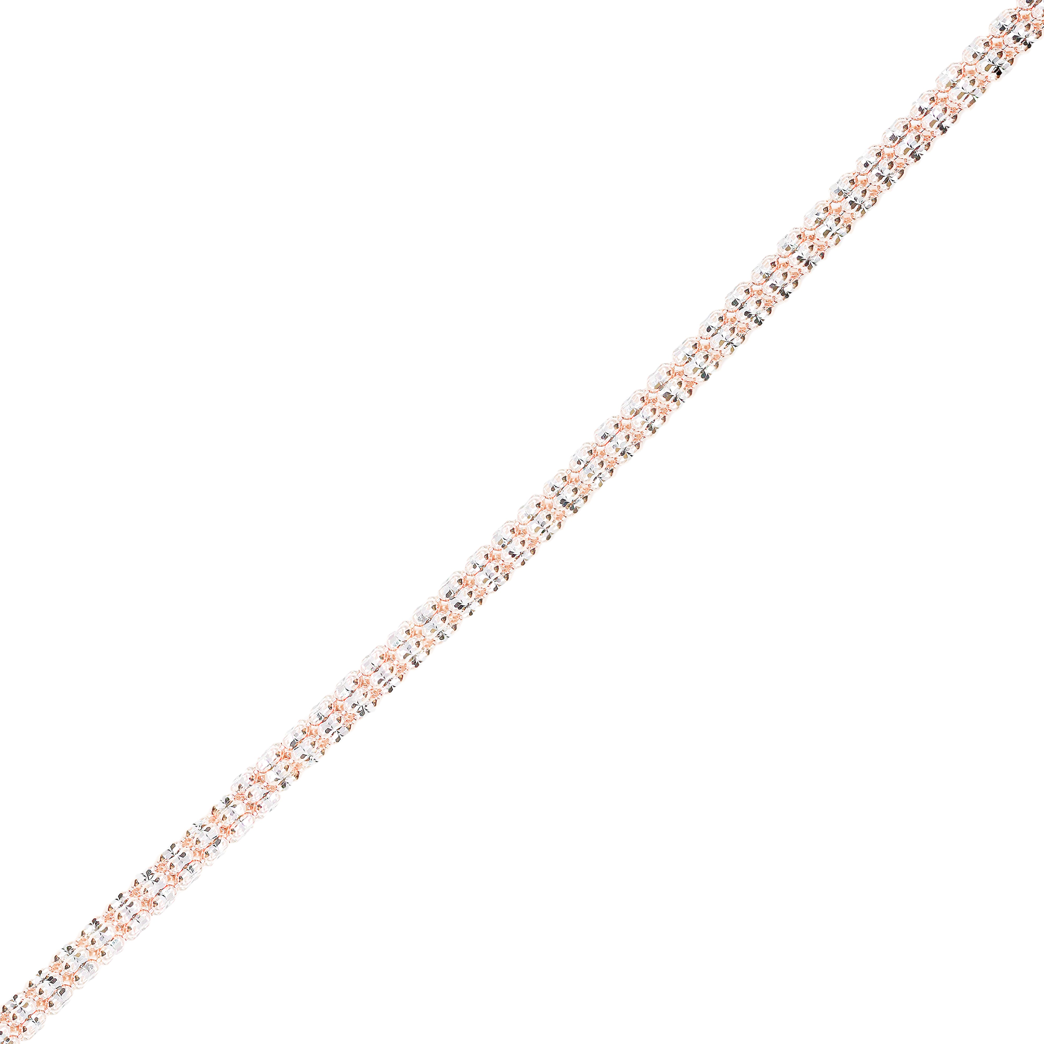 10KT Two-Tone Rose Gold ICE Gold Chain