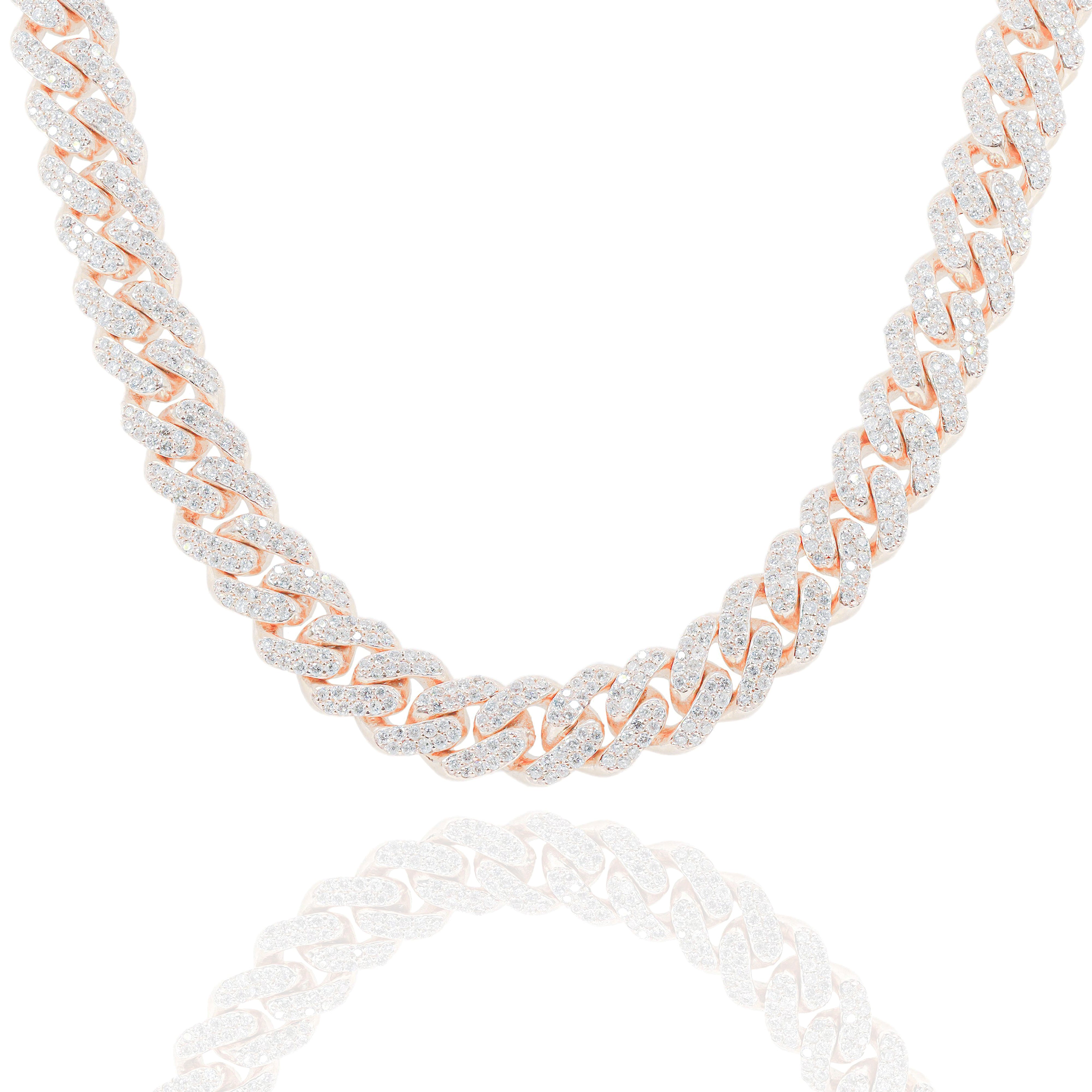 8.5mm Diamond Miami Cuban Link Chain