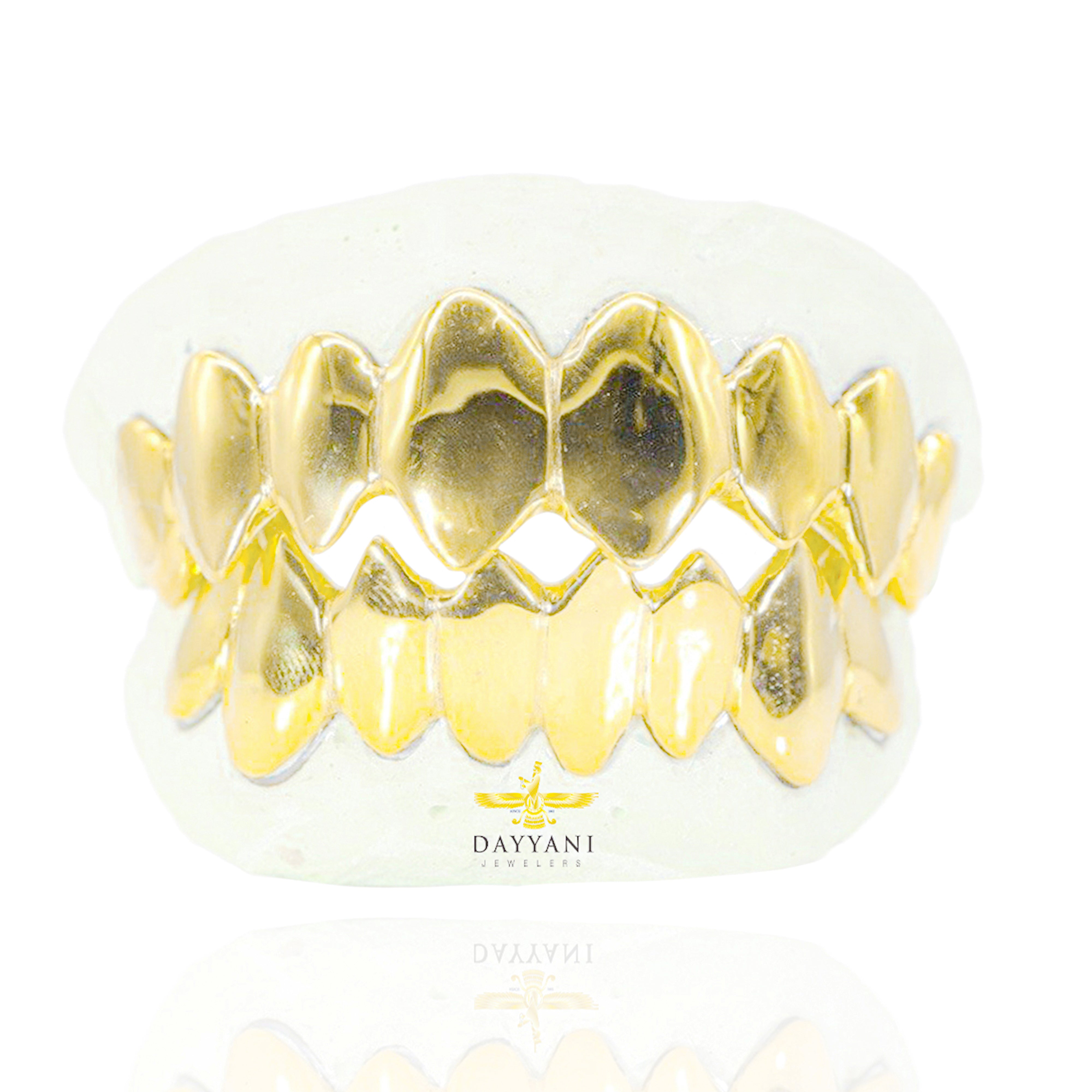 Custom Shark Teeth Gold Grillz