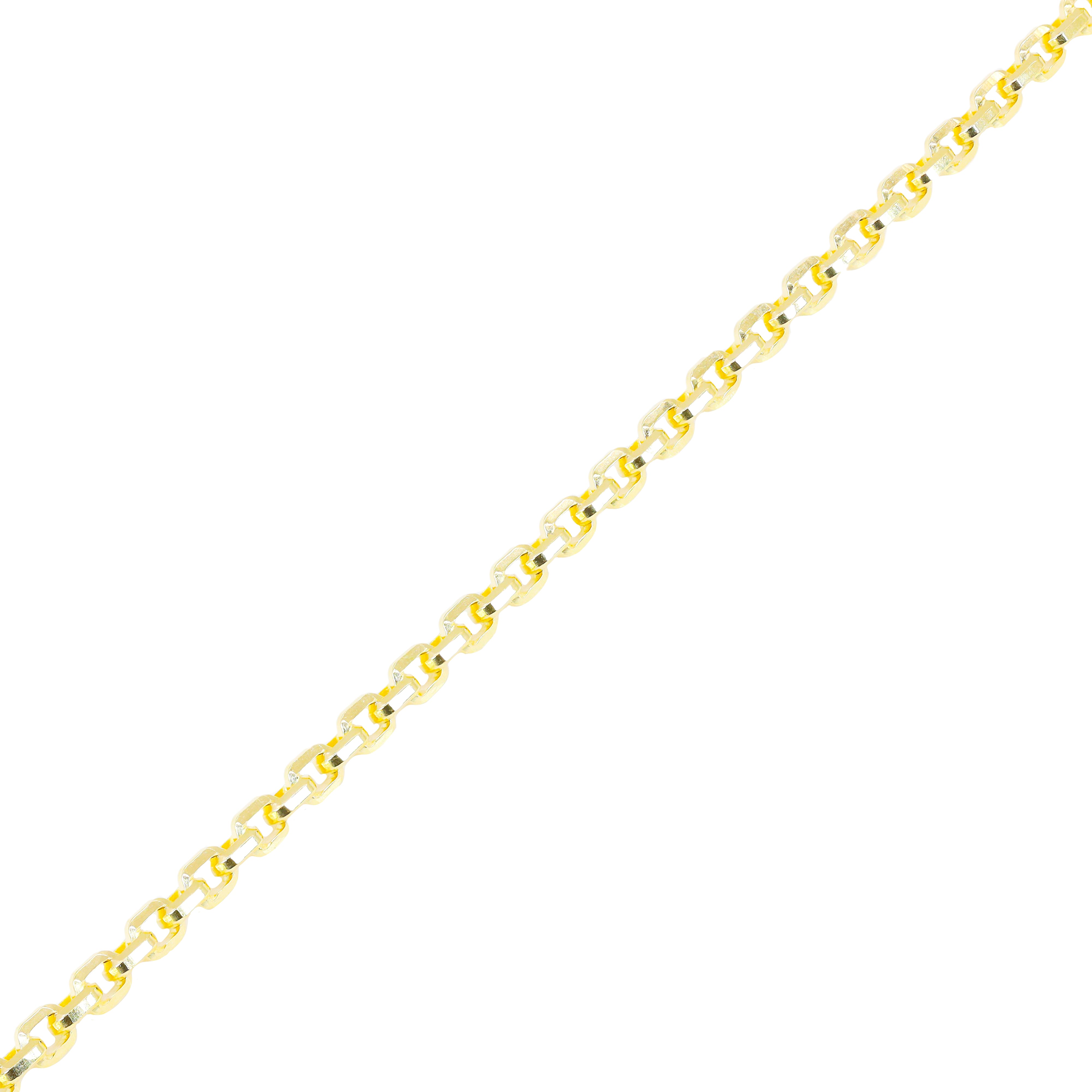 14KT Solid Hermes Link Yellow Gold Chain