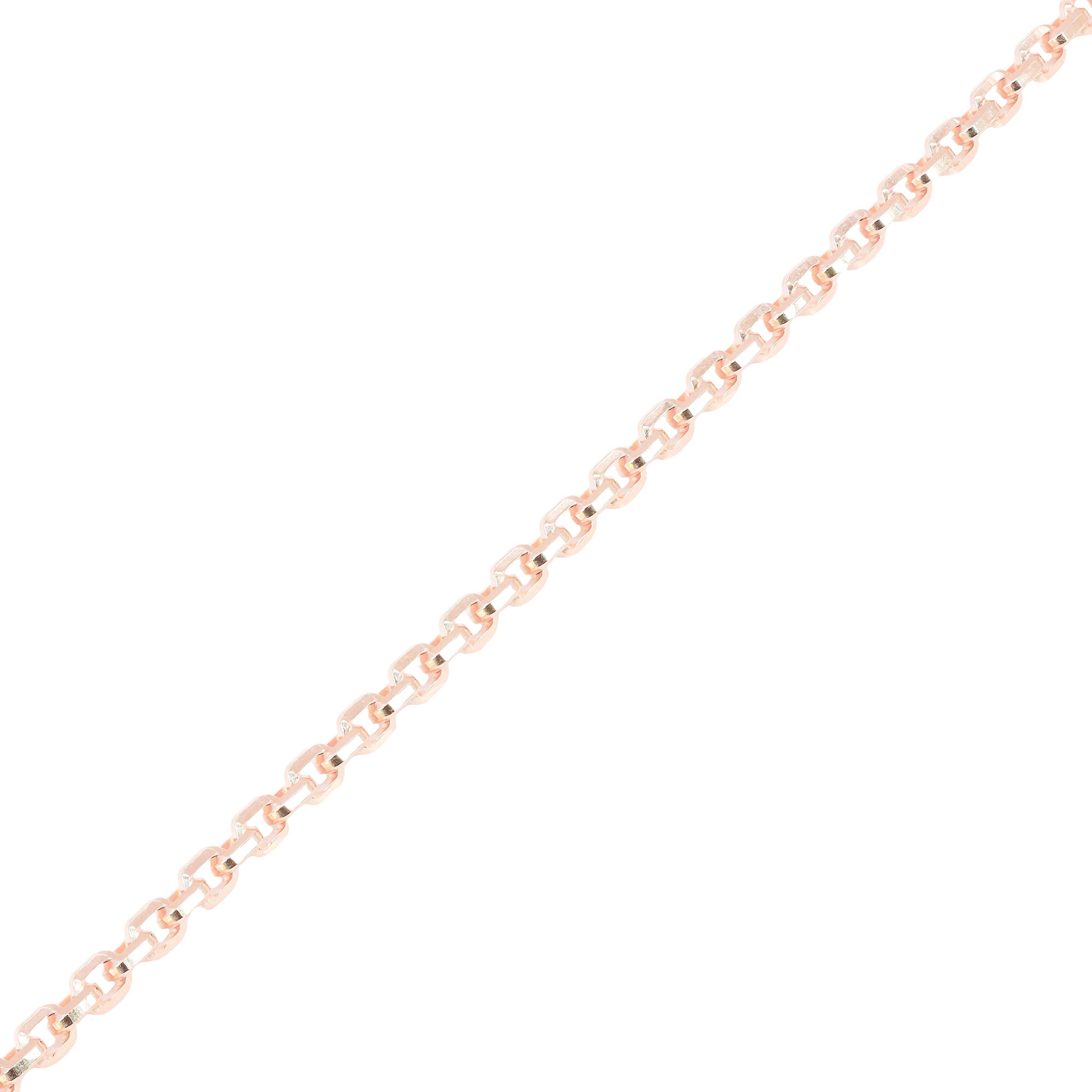 14KT Solid Hermes Link Rose Gold Chain