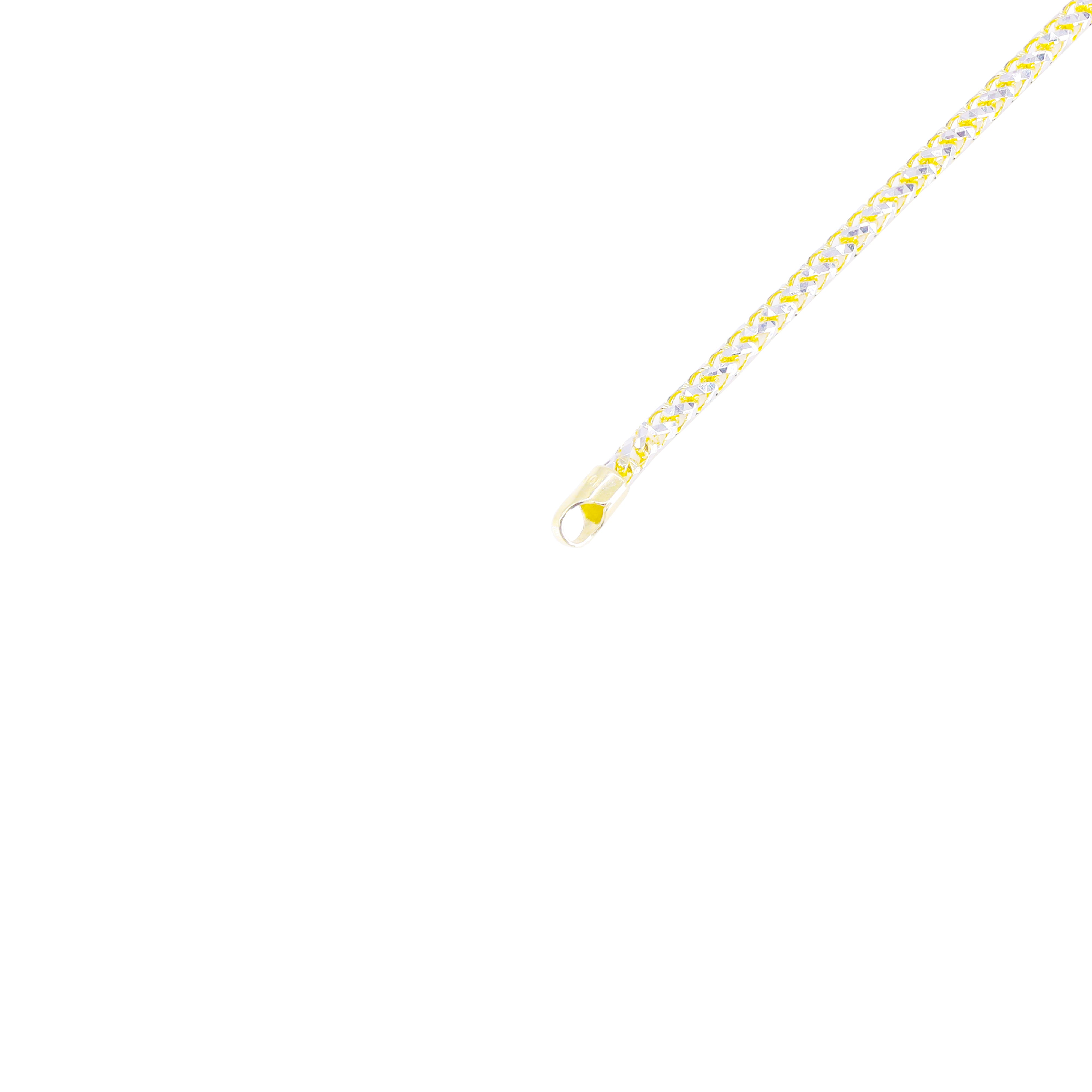 10KT Solid Prism Cut Franco Gold Chain