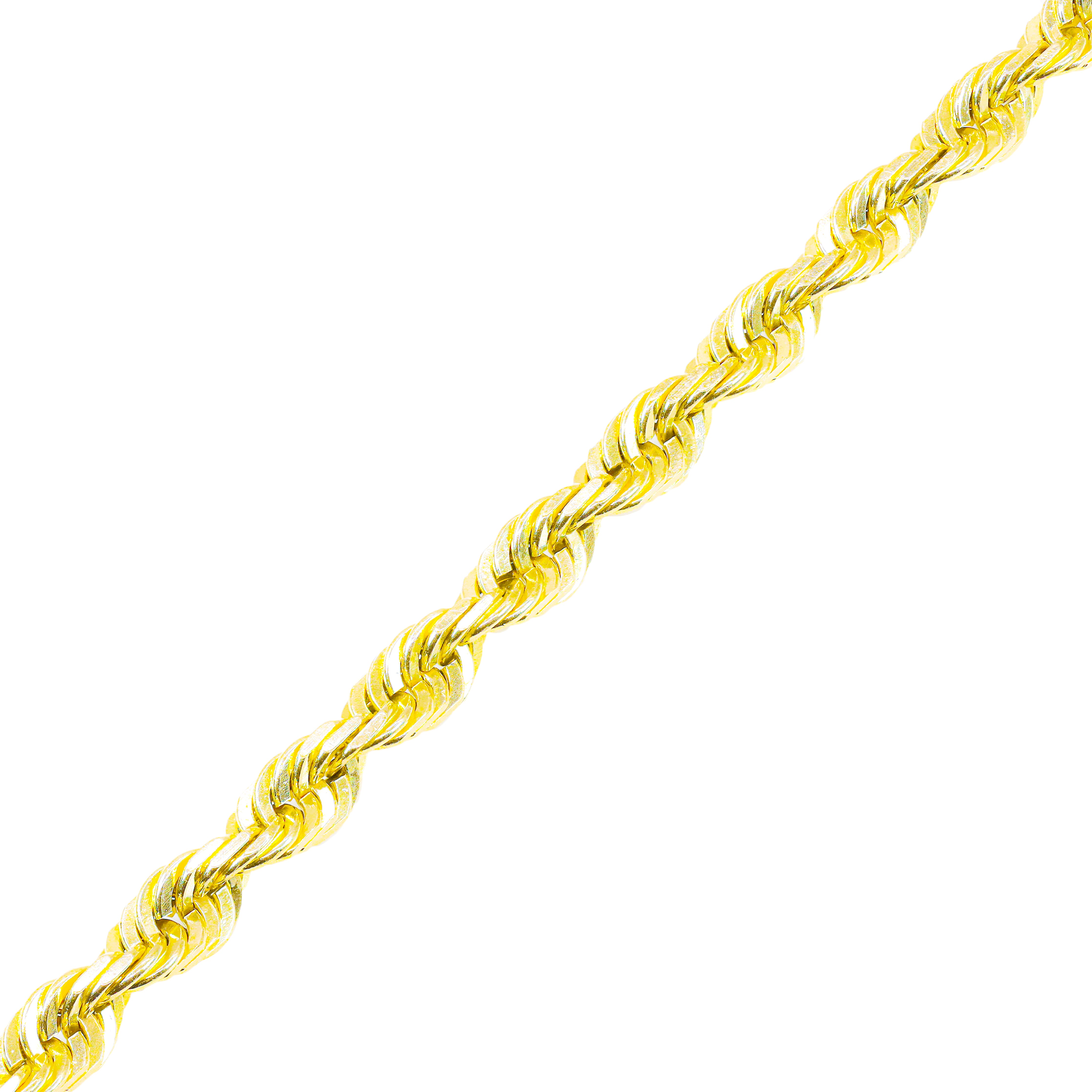 14KT Yellow Gold Solid Rope Gold Bracelet