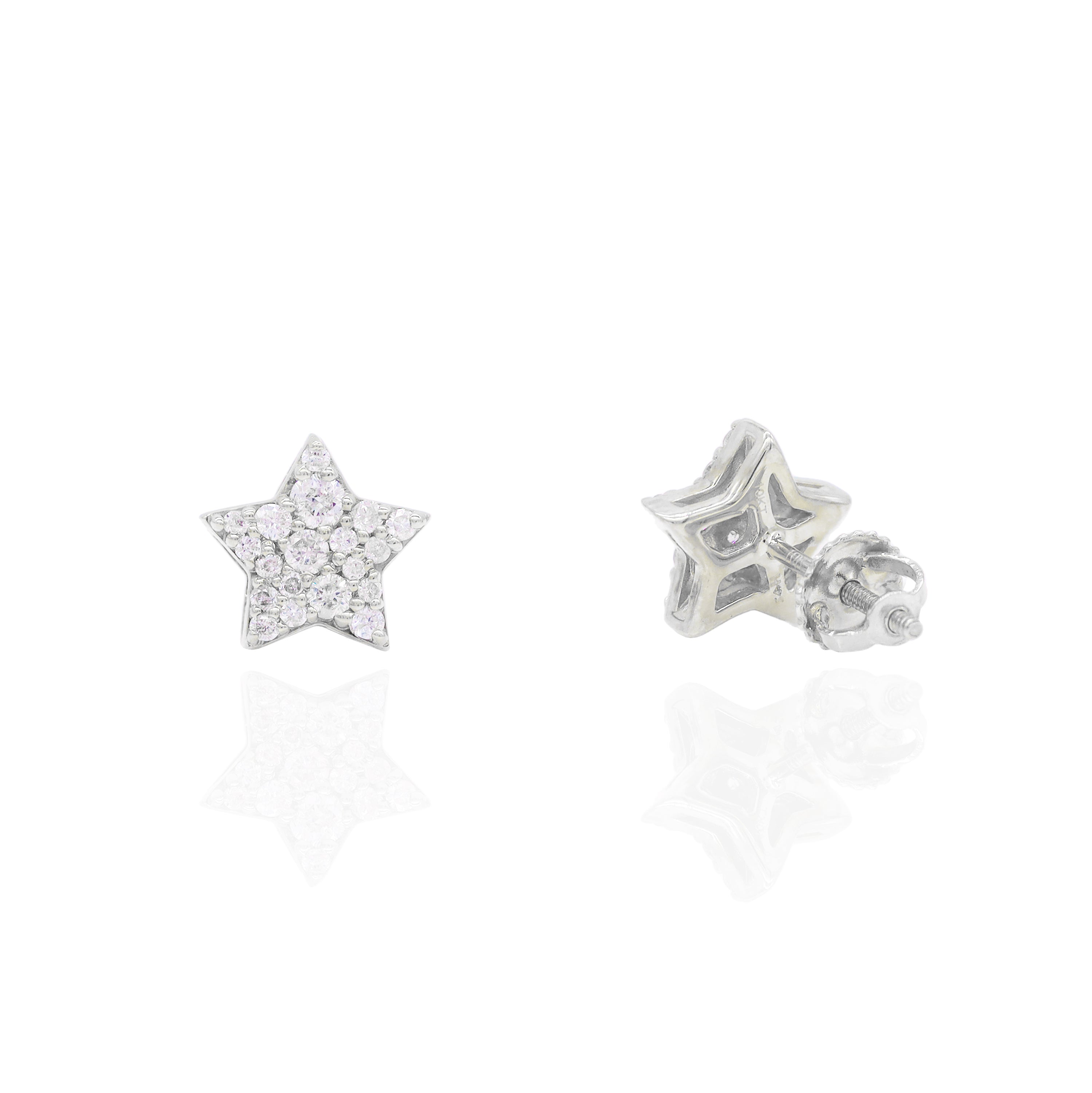 Star Mosaic Diamond Earrings