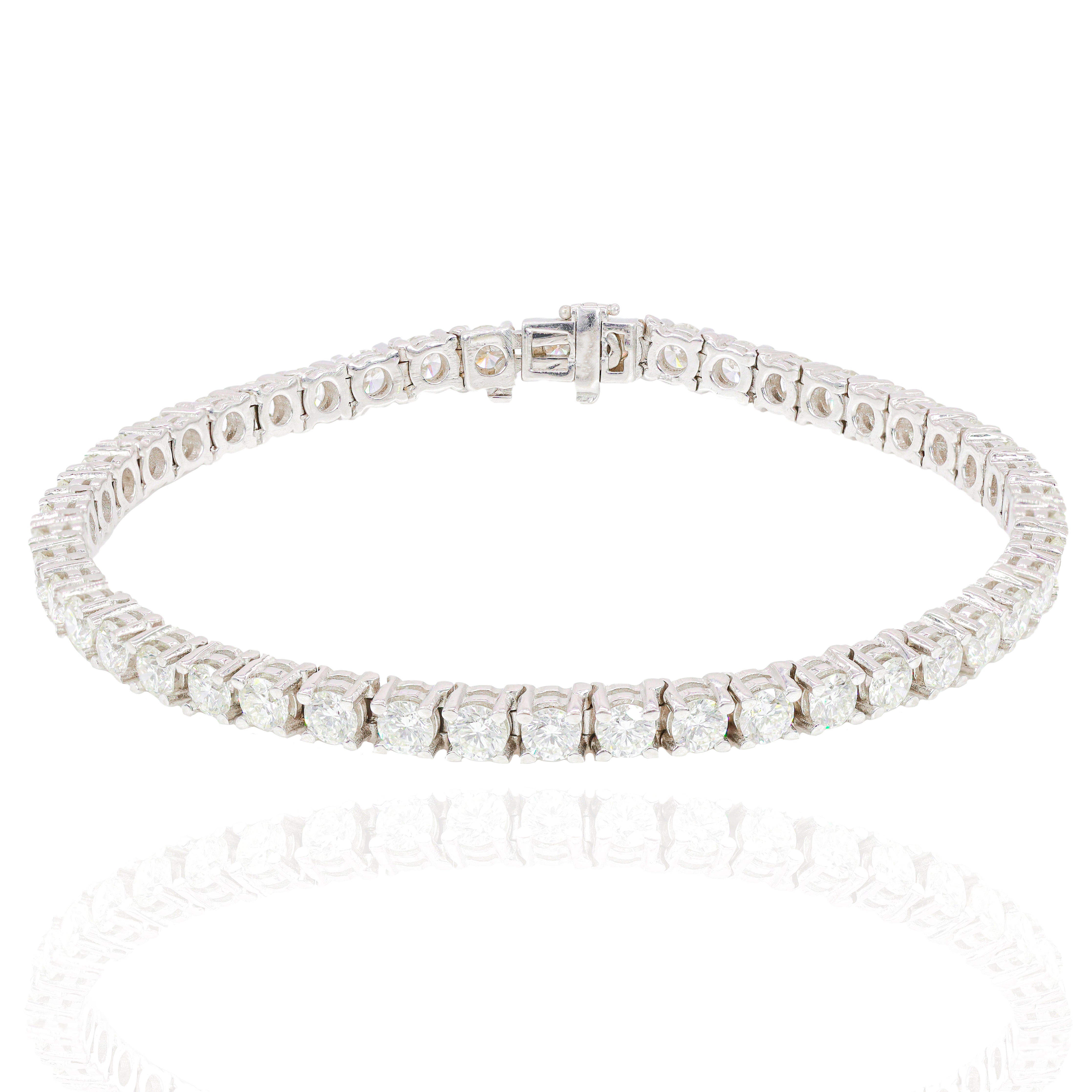 18-Pointer Diamond Tennis Bracelet