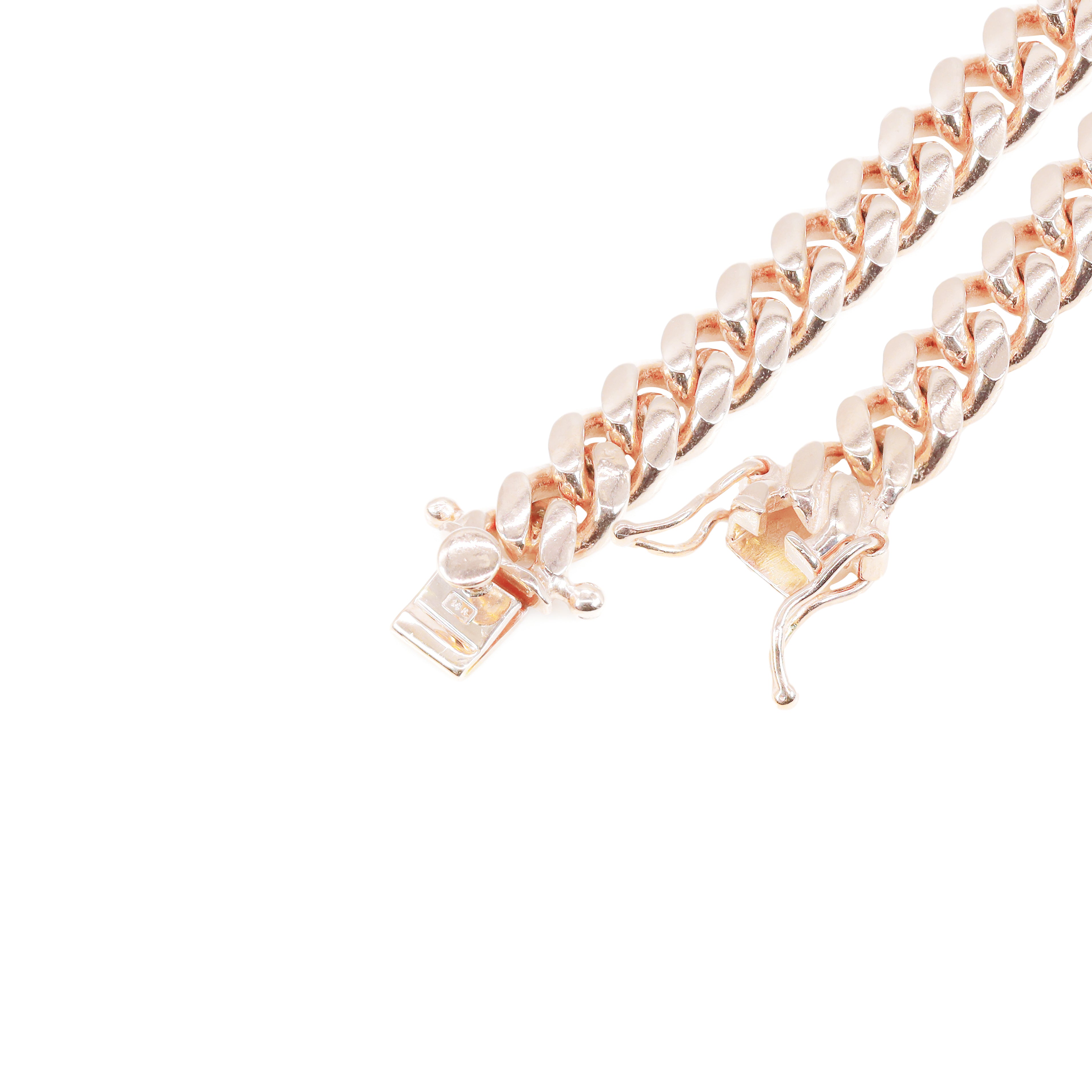 14KT Rose Gold Solid Miami Cuban Link Bracelet