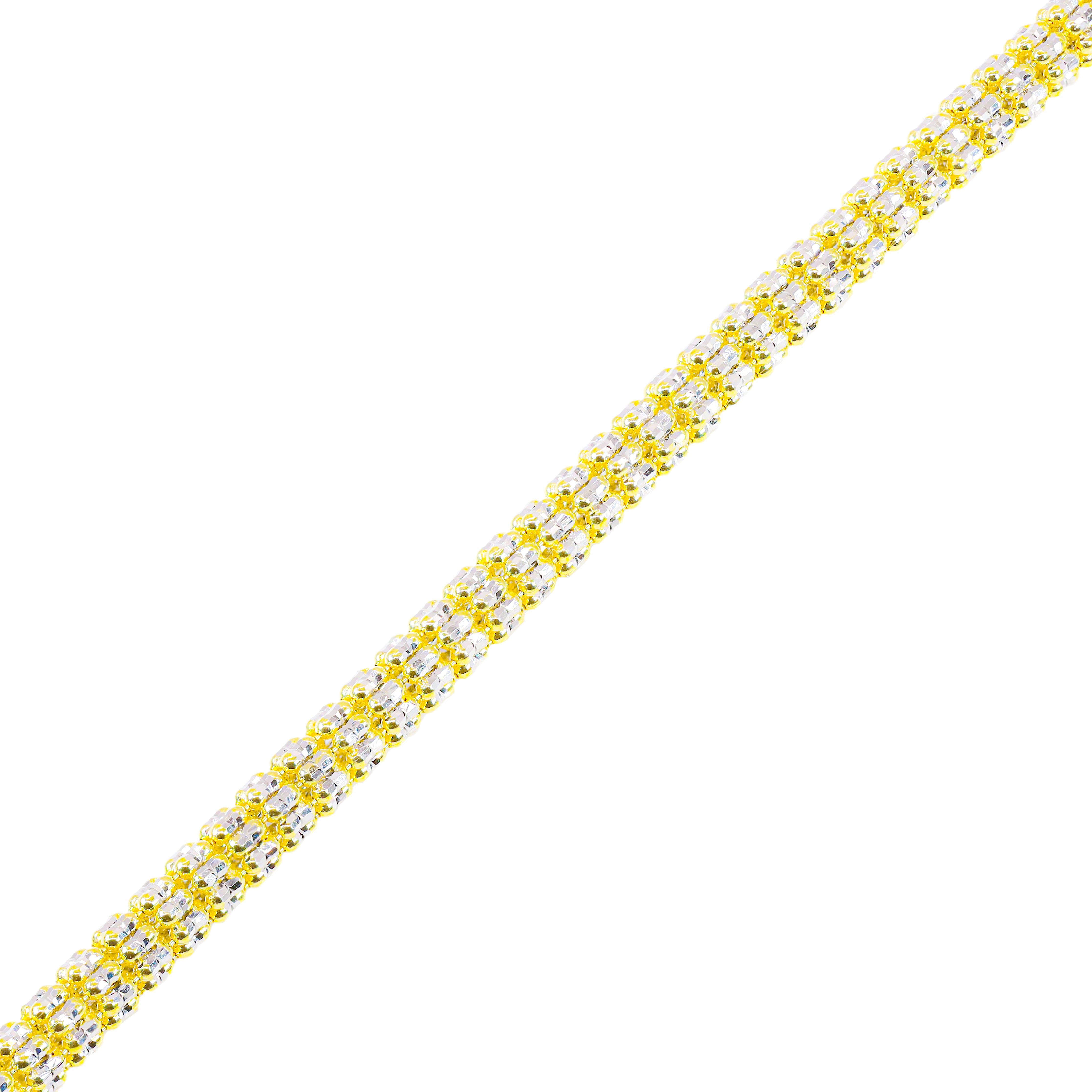 10KT Two-Tone ICE Gold Bracelet