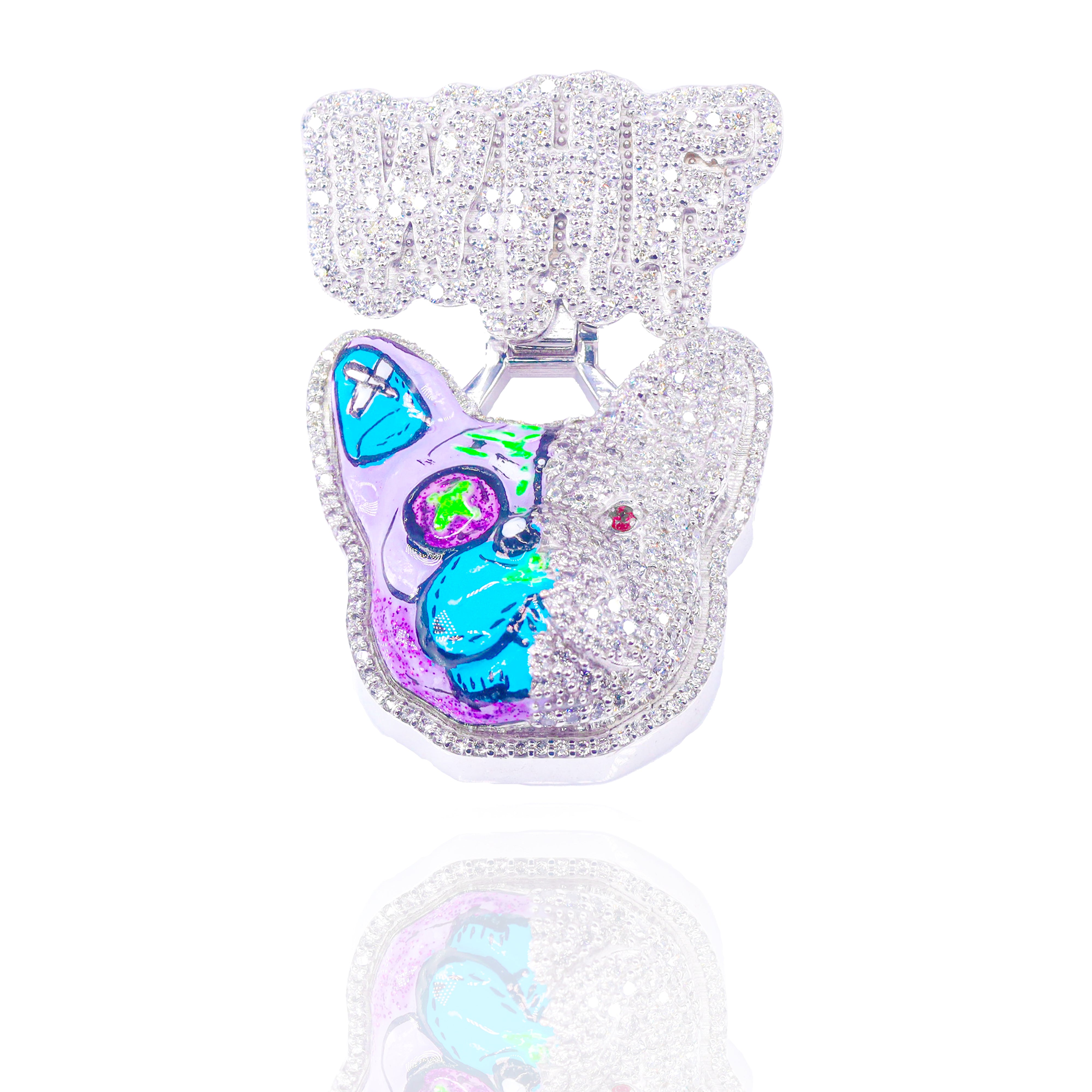 Custom Design Deposit -  Enamel Artwork Diamond Pendant