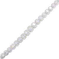 Gradual Emerald Diamond Necklace