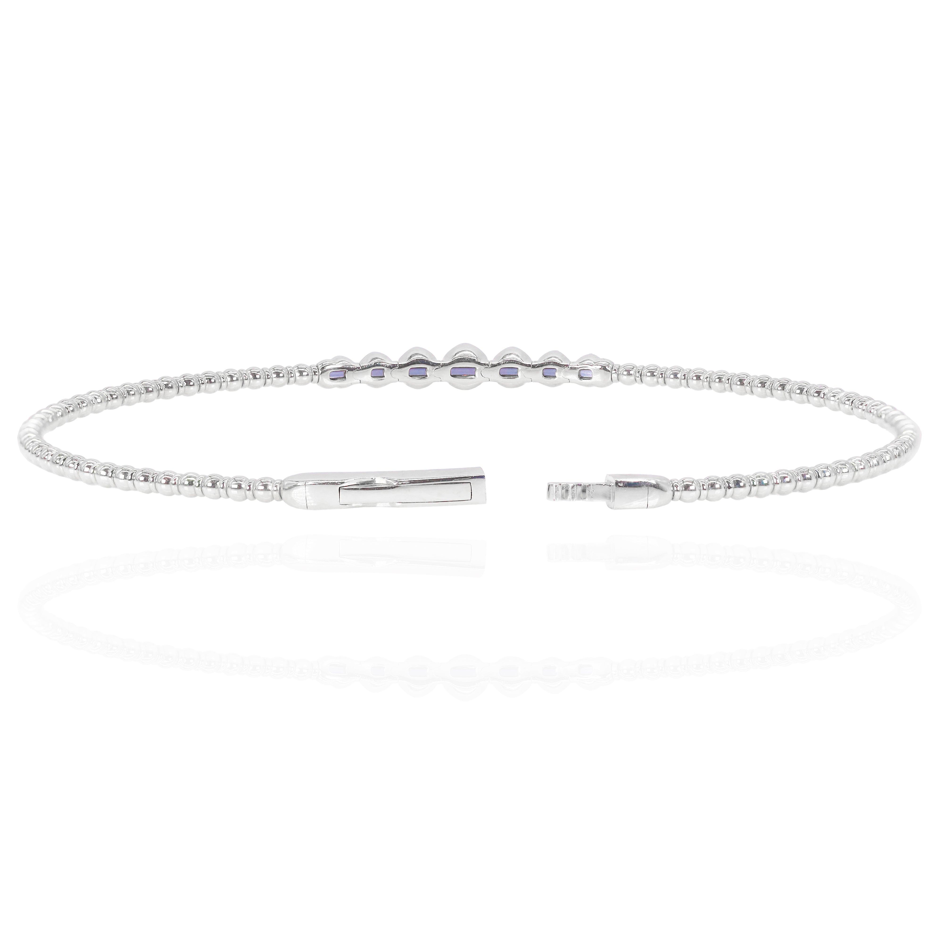 Gradual Set Diamond Bangle