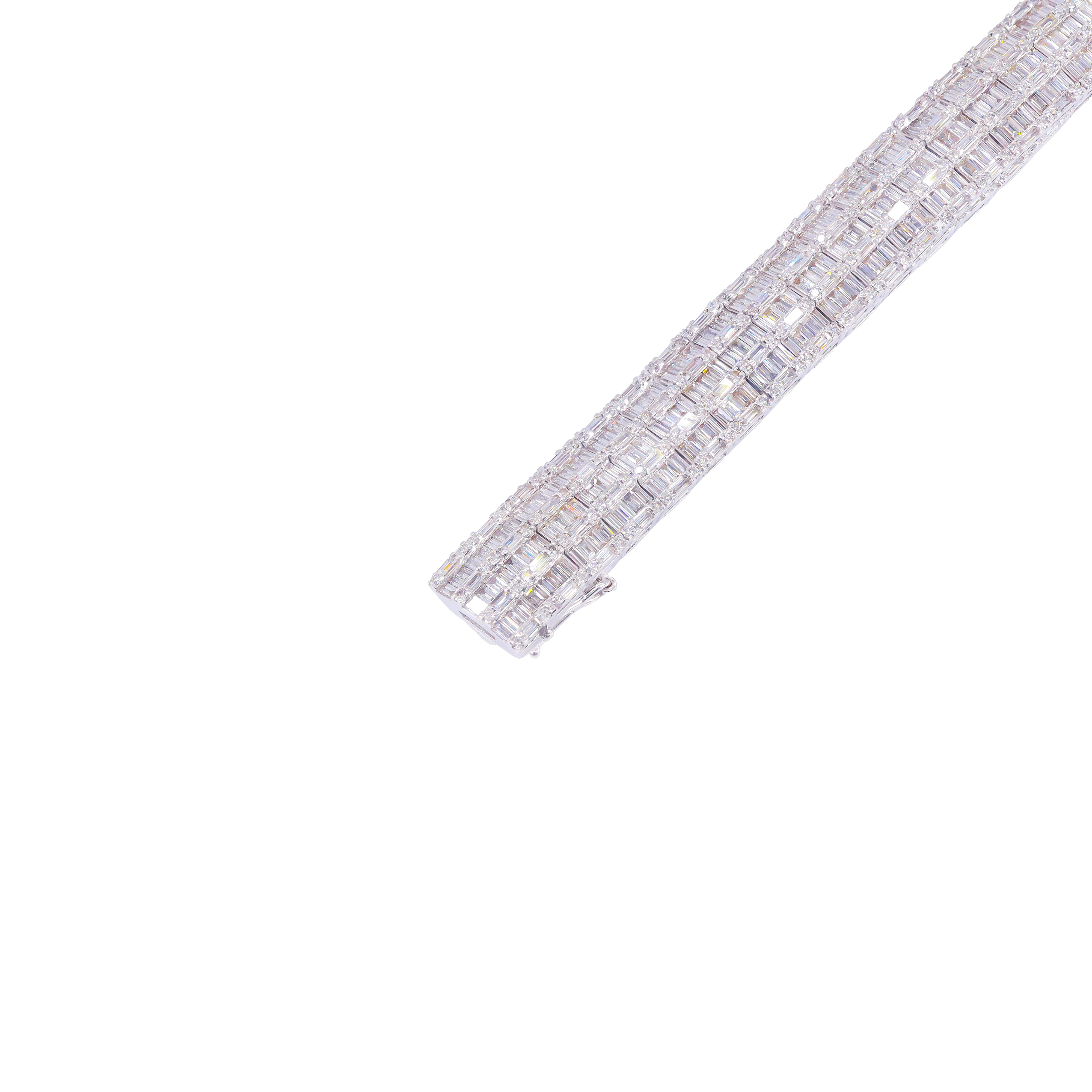 Chandelier Baguette Diamond Bracelet