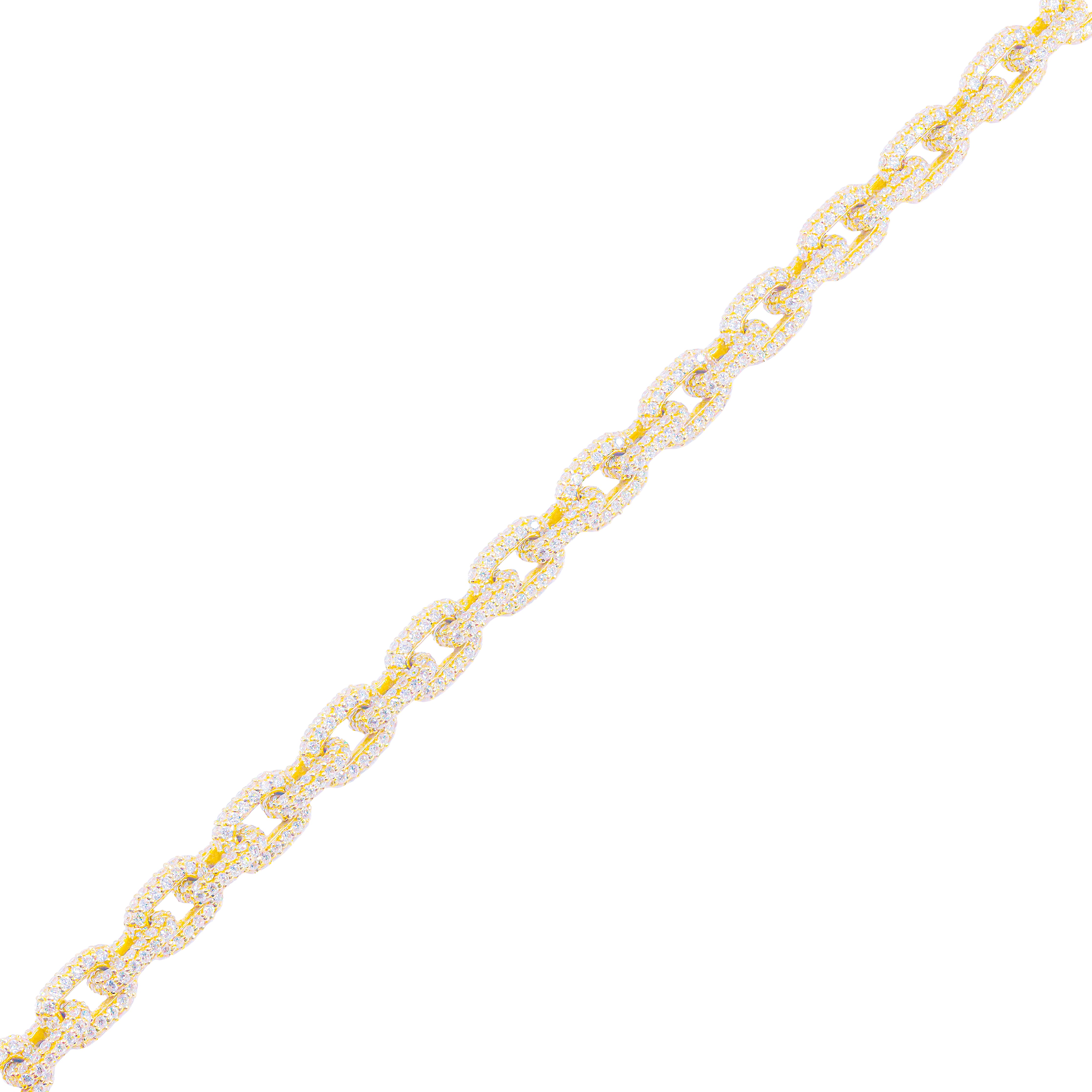 Hermes Link Diamond Bracelet