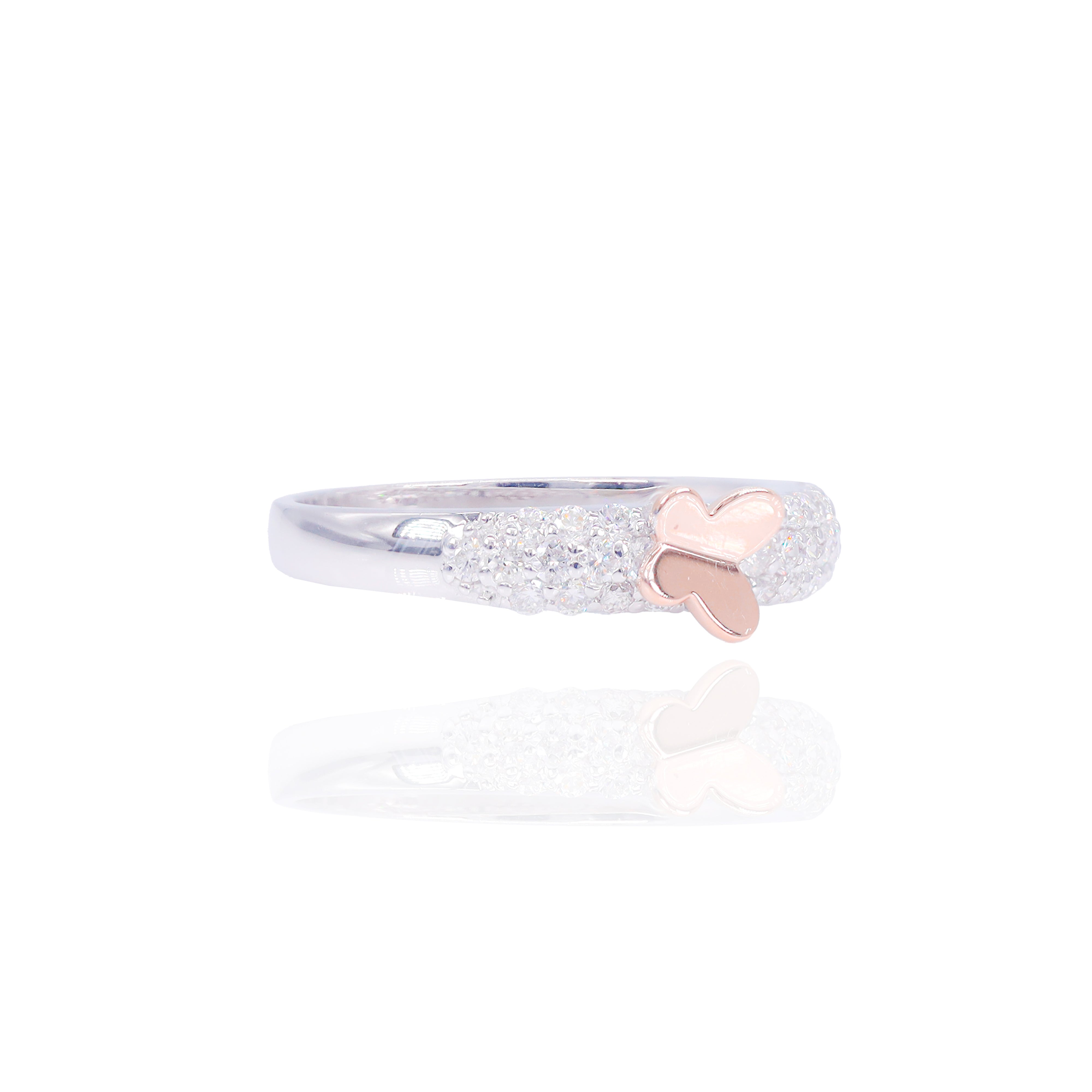 Touch Of Butterfly Diamond Band