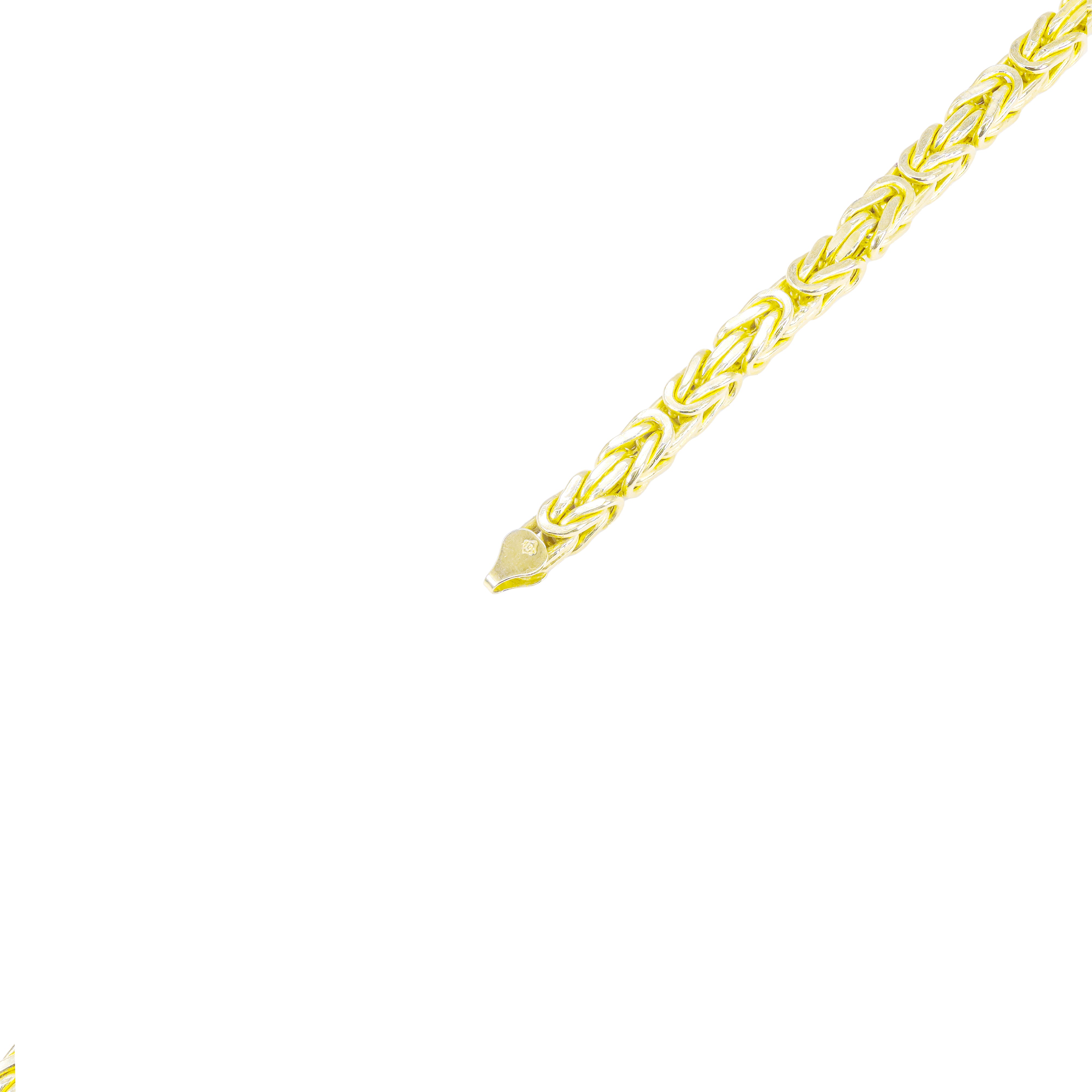 14KT Byzantine Link Yellow Gold Chain