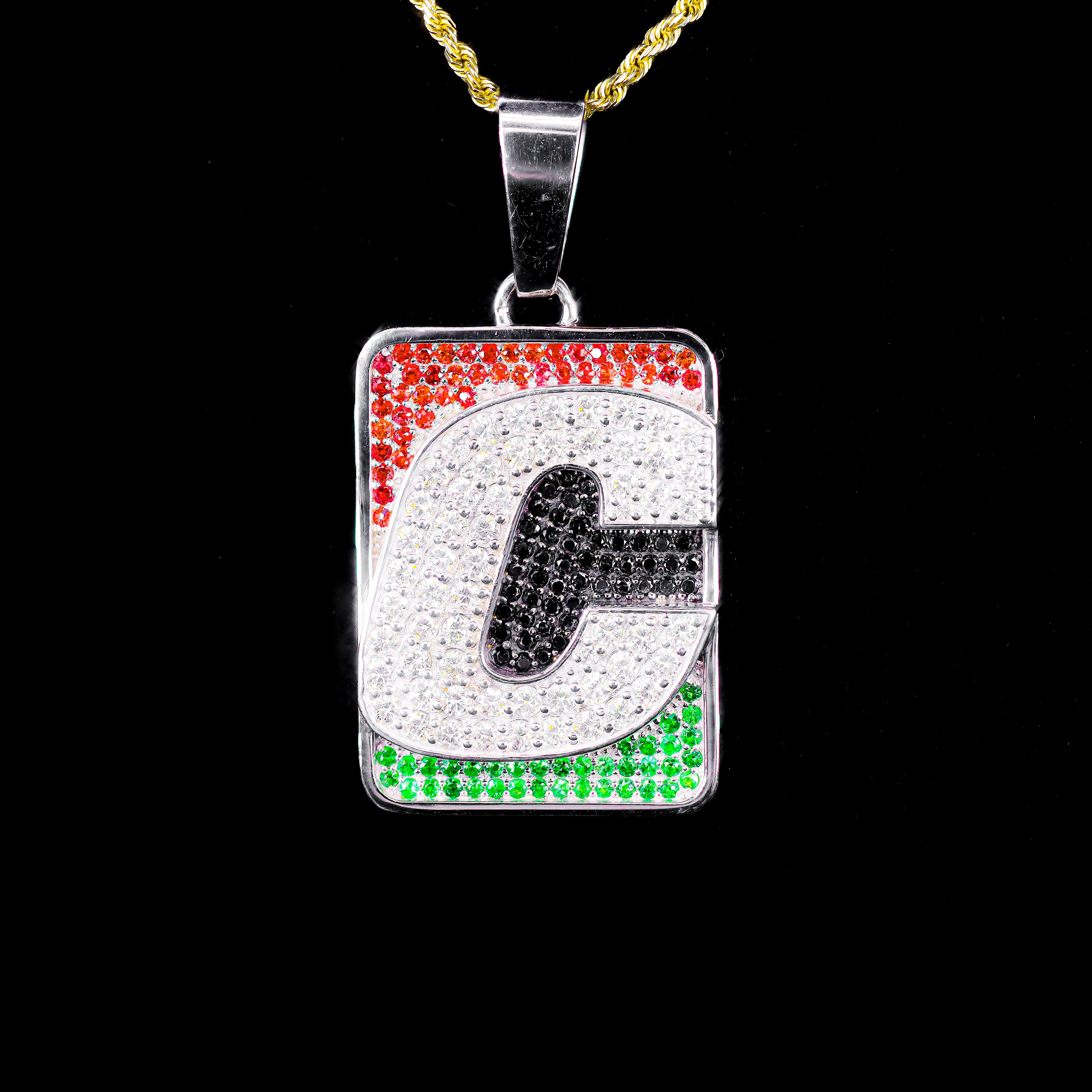 Custom Design Deposit -  Custom Dave Chappelle Logo Diamond Pendant