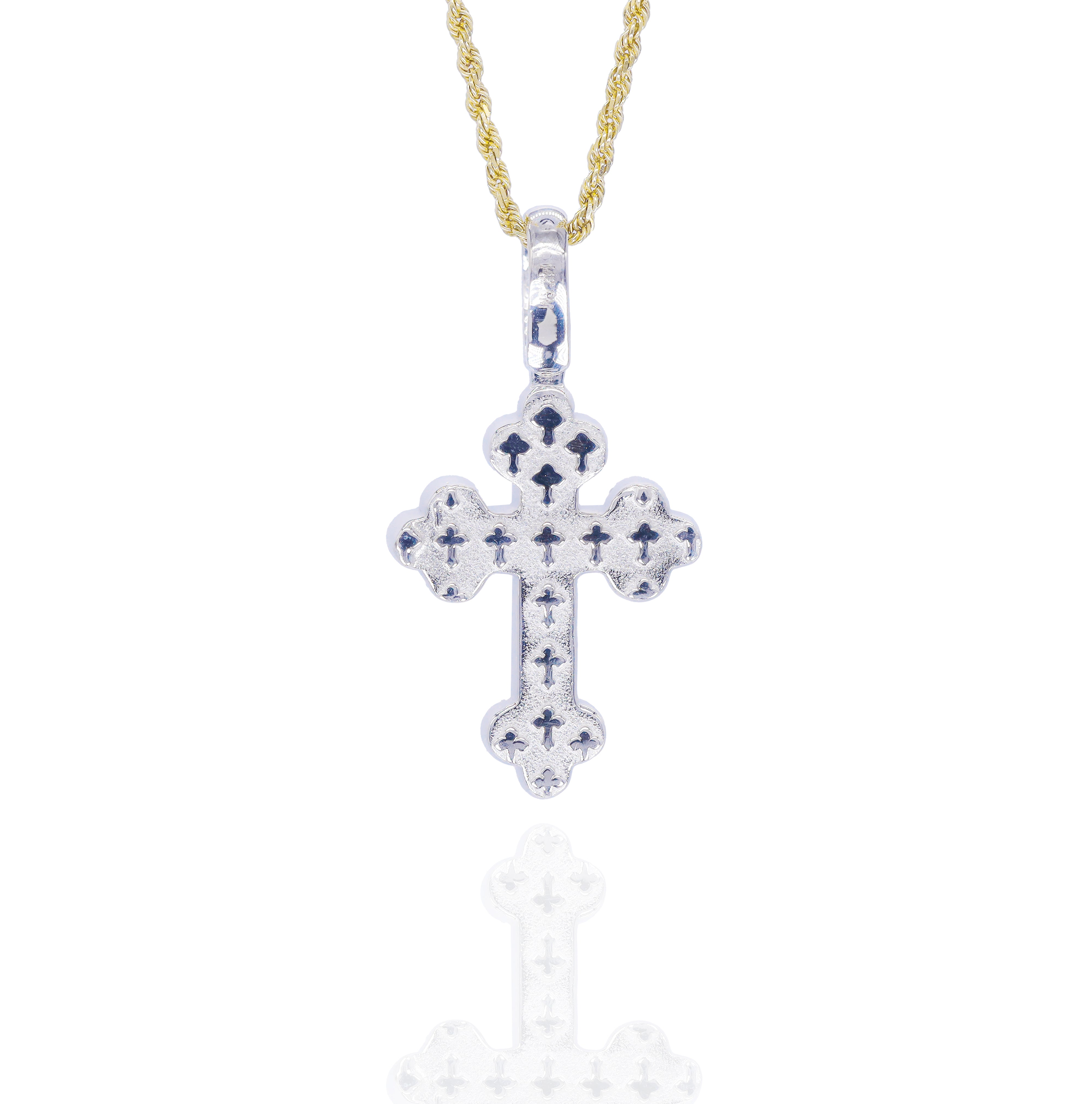 Diamond Roman Cross Pendant