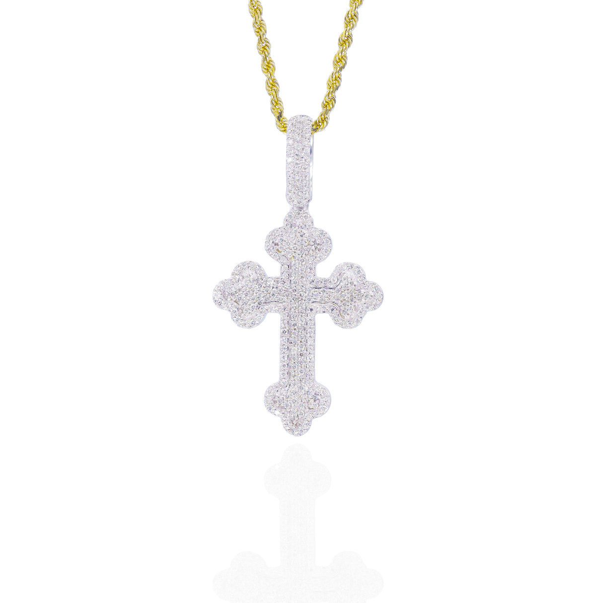 Diamond Roman Cross Pendant | Dayyani Jewelers