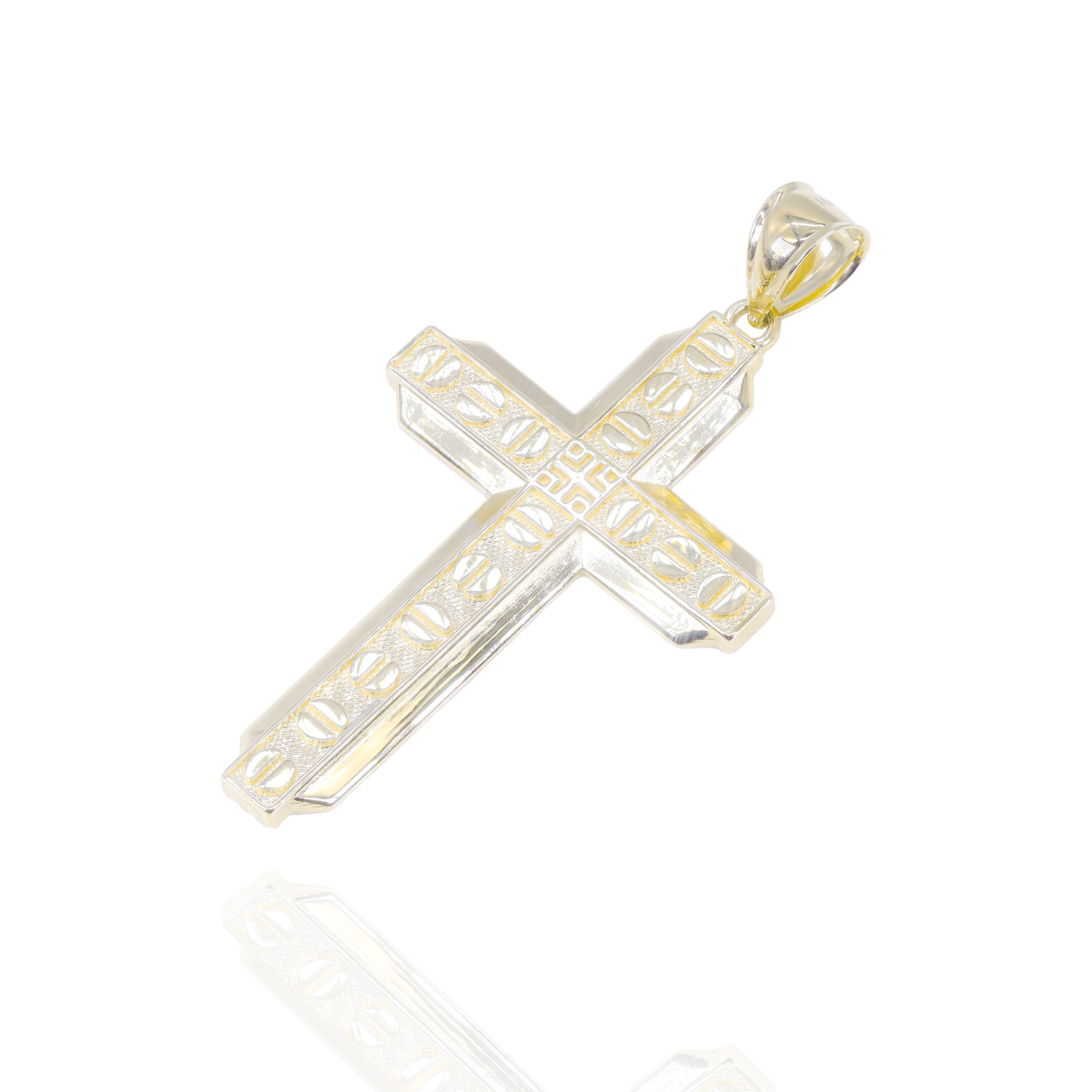 Nail Pattern Gold Cross