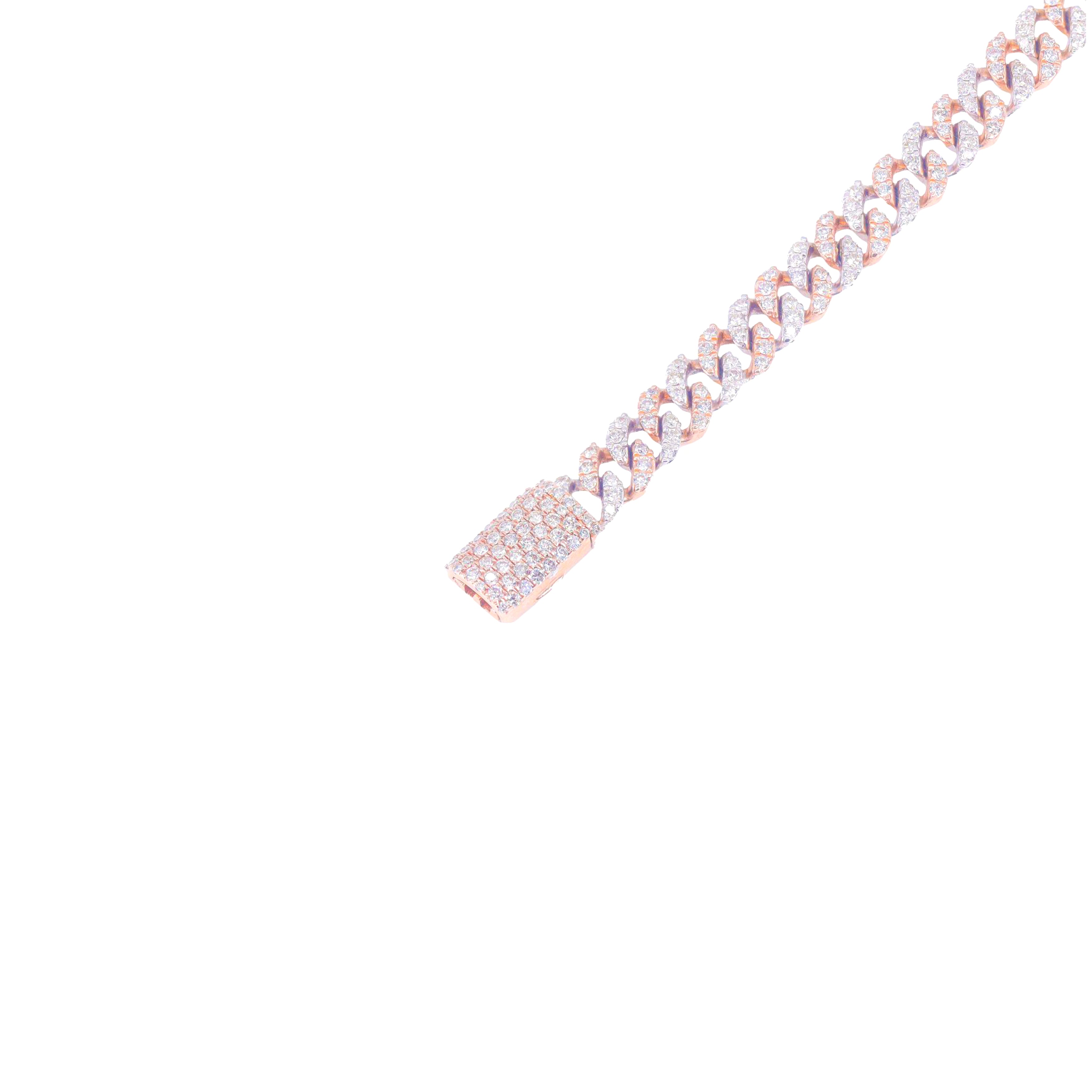 6.5mm Diamond Cuban Bracelet