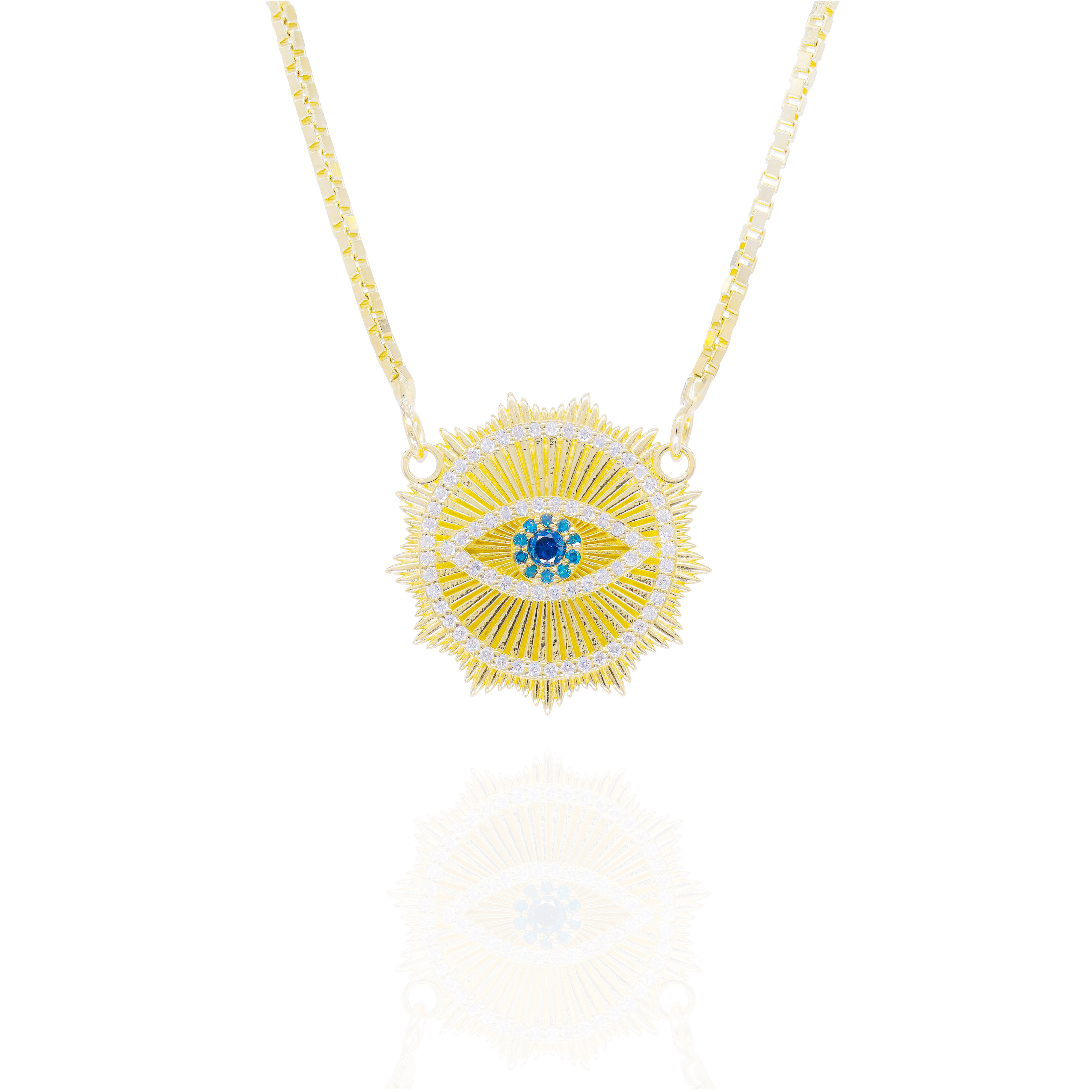 Custom Design Deposit - Evil Eye Diamond Pendant