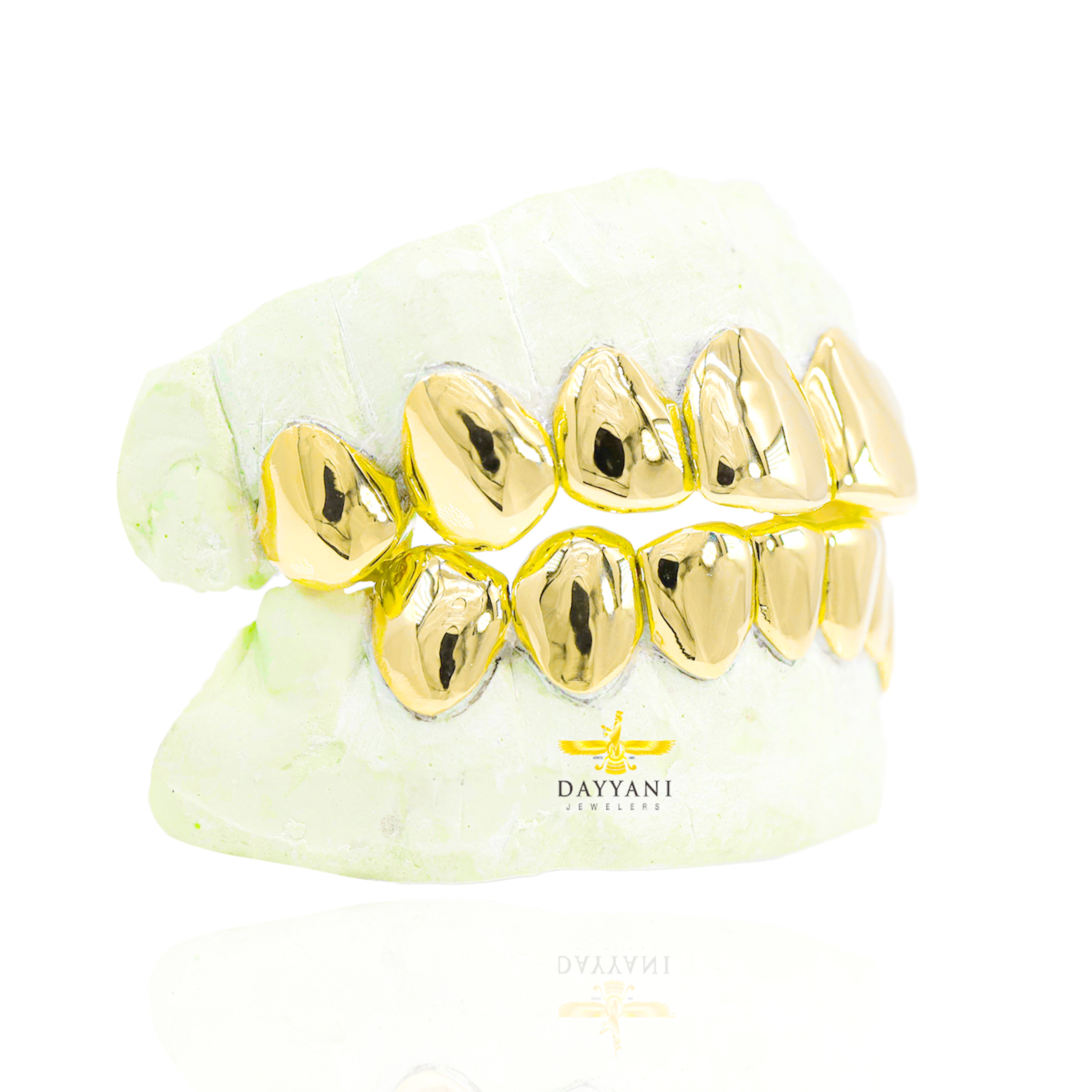 Custom Grillz Solid Gold Grillz