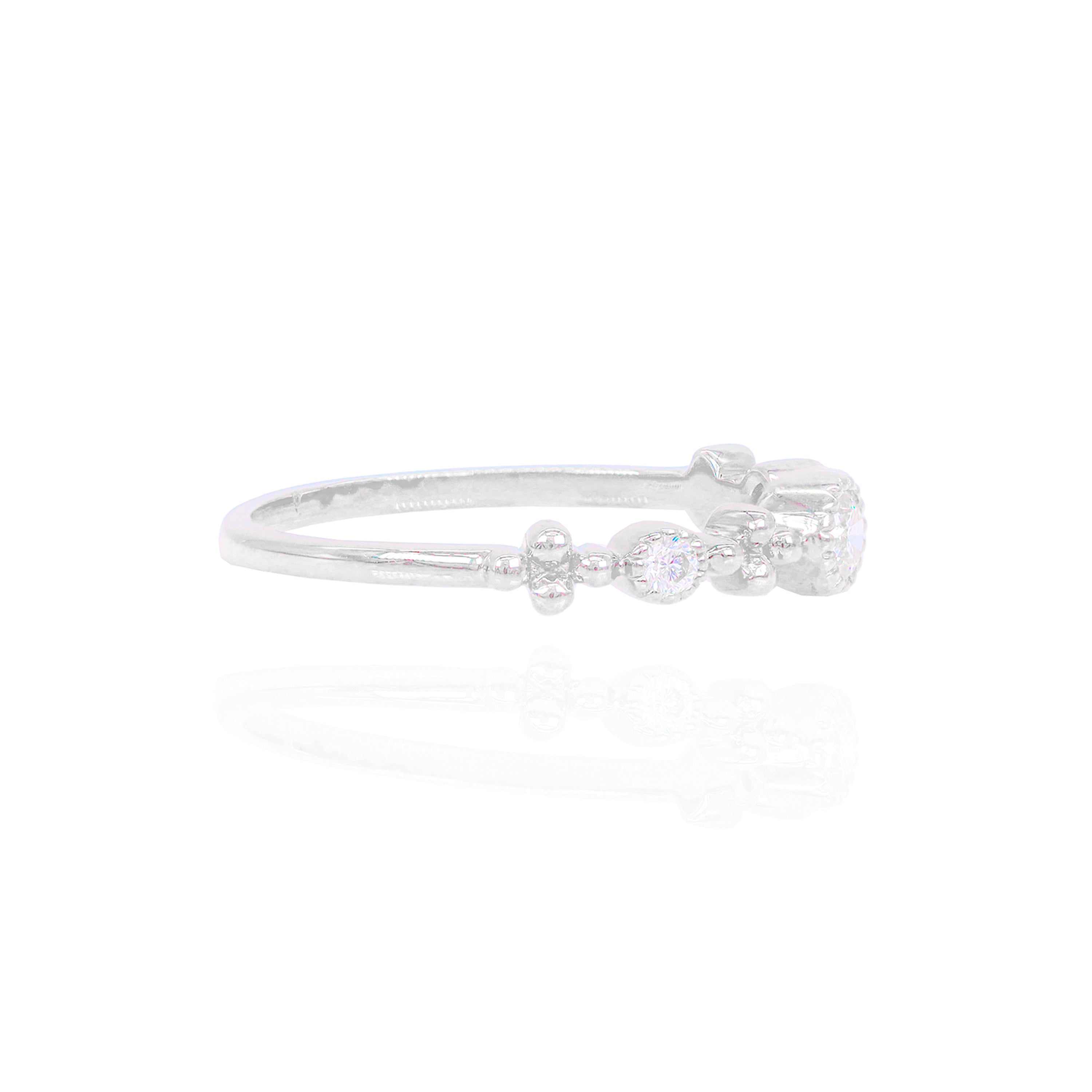 Multi-Round Diamond Band Ring