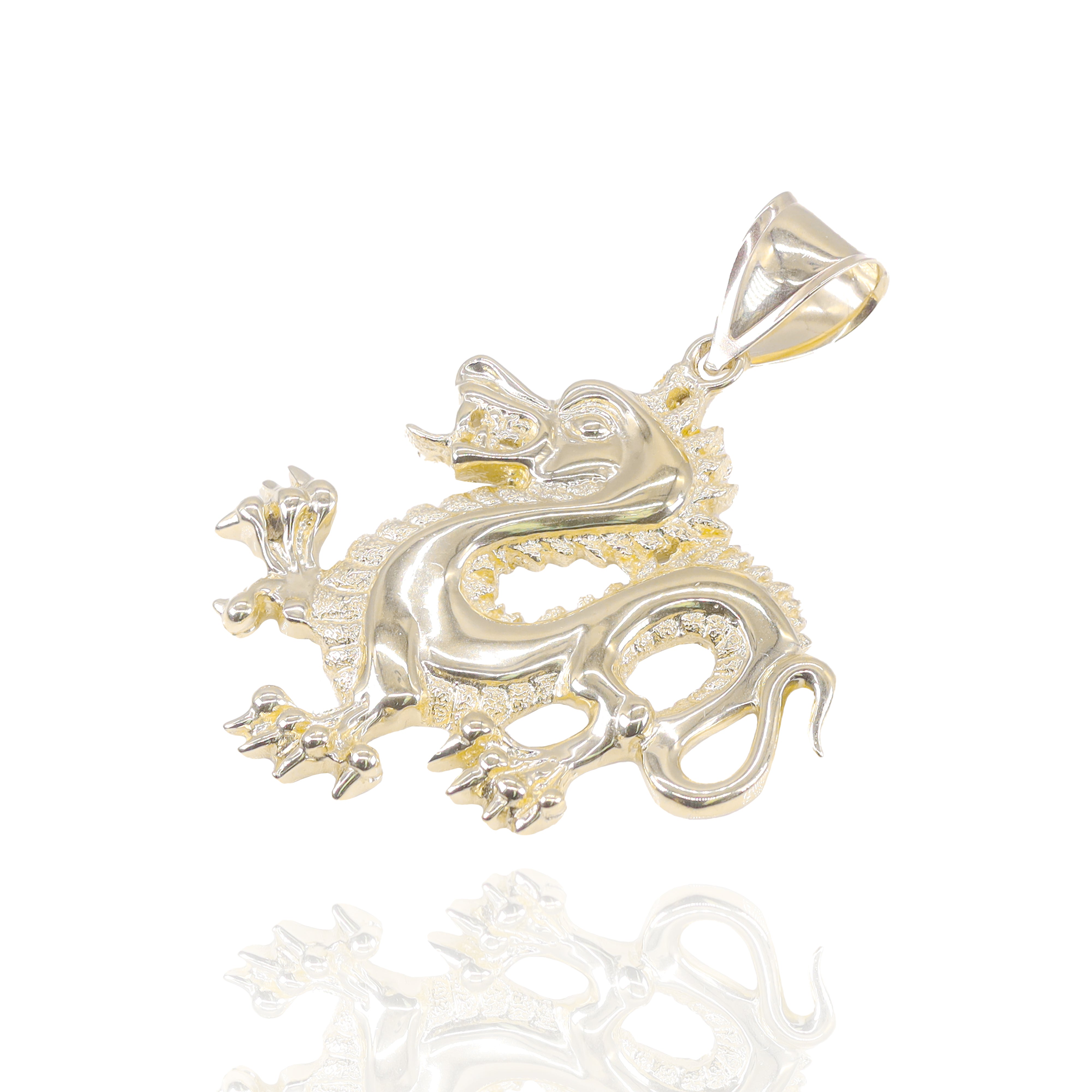 Year Of The Dragon Gold Pendant